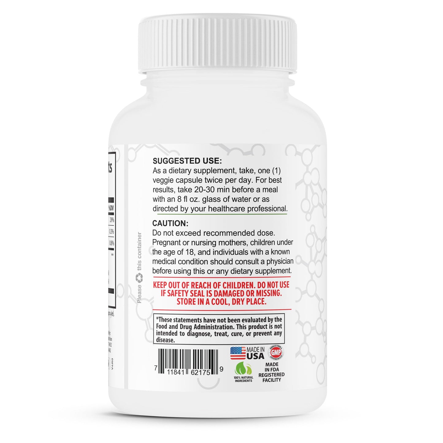 TerraForm Nutrition Garcinia Cambogia Extract 95% HCA, 1368mg Per Serving, Capsules, 30 Servings