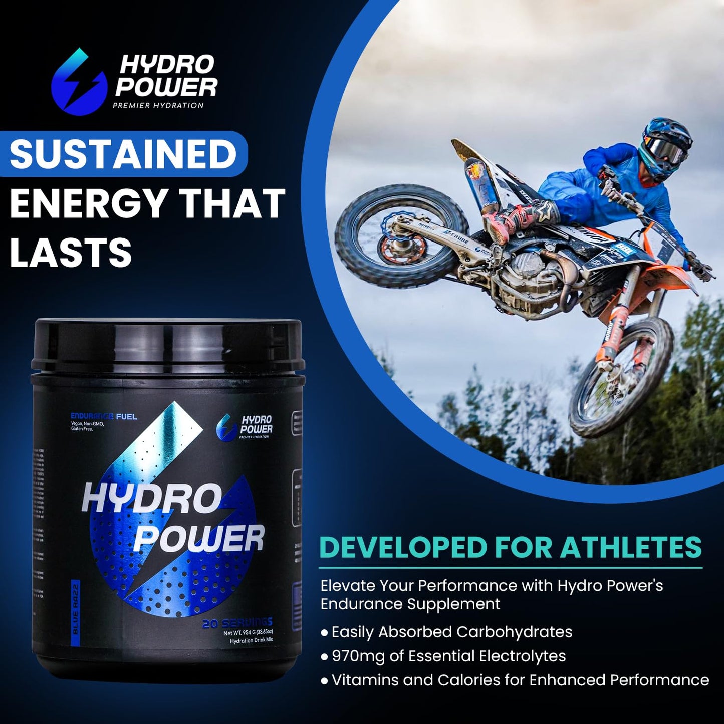 Hydro Power Endurance Fuel High Carb Supplement Powder 29.03
