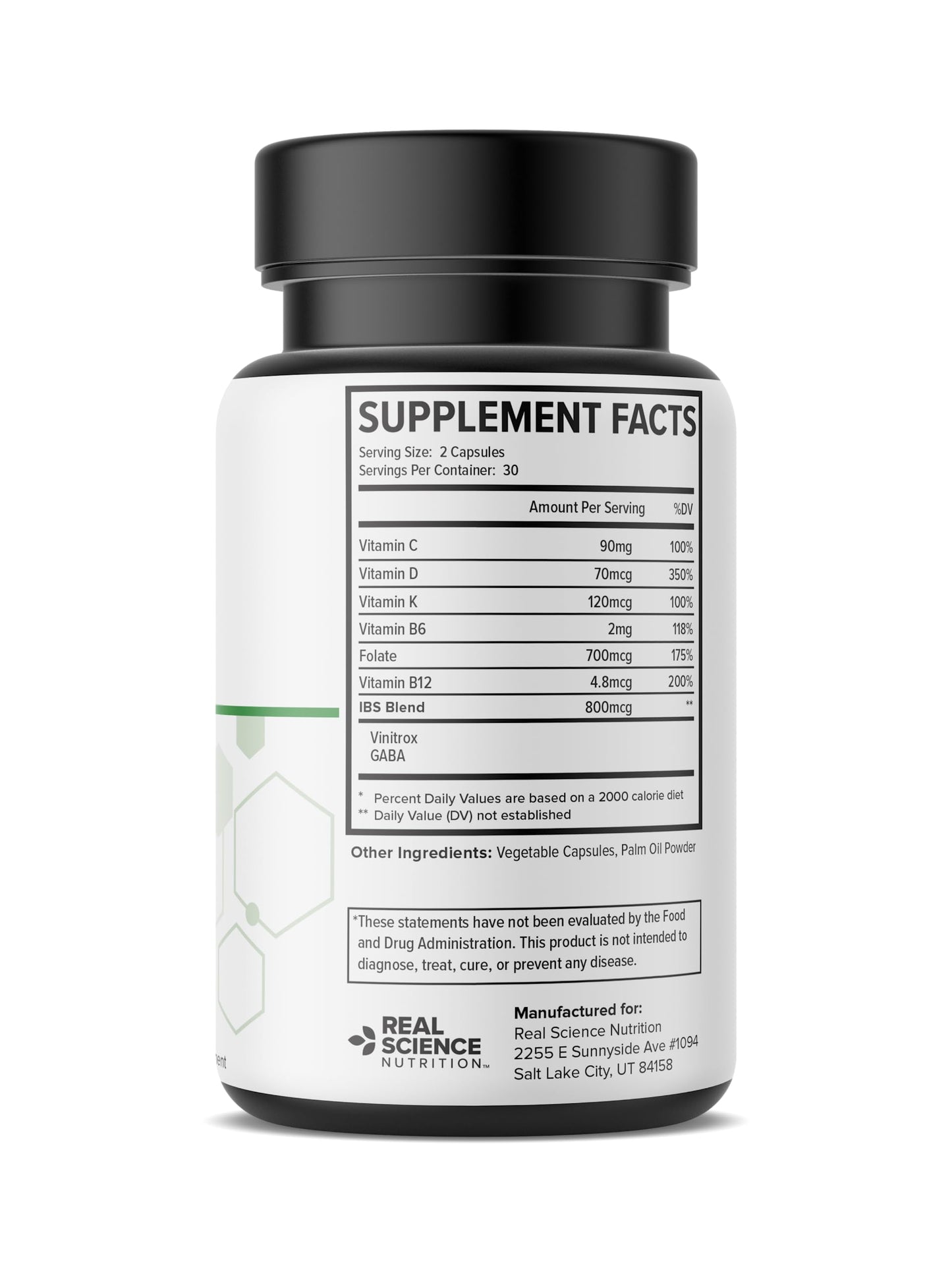 Real Science Nutrition Bowel Miracle Capsules, 60 Count