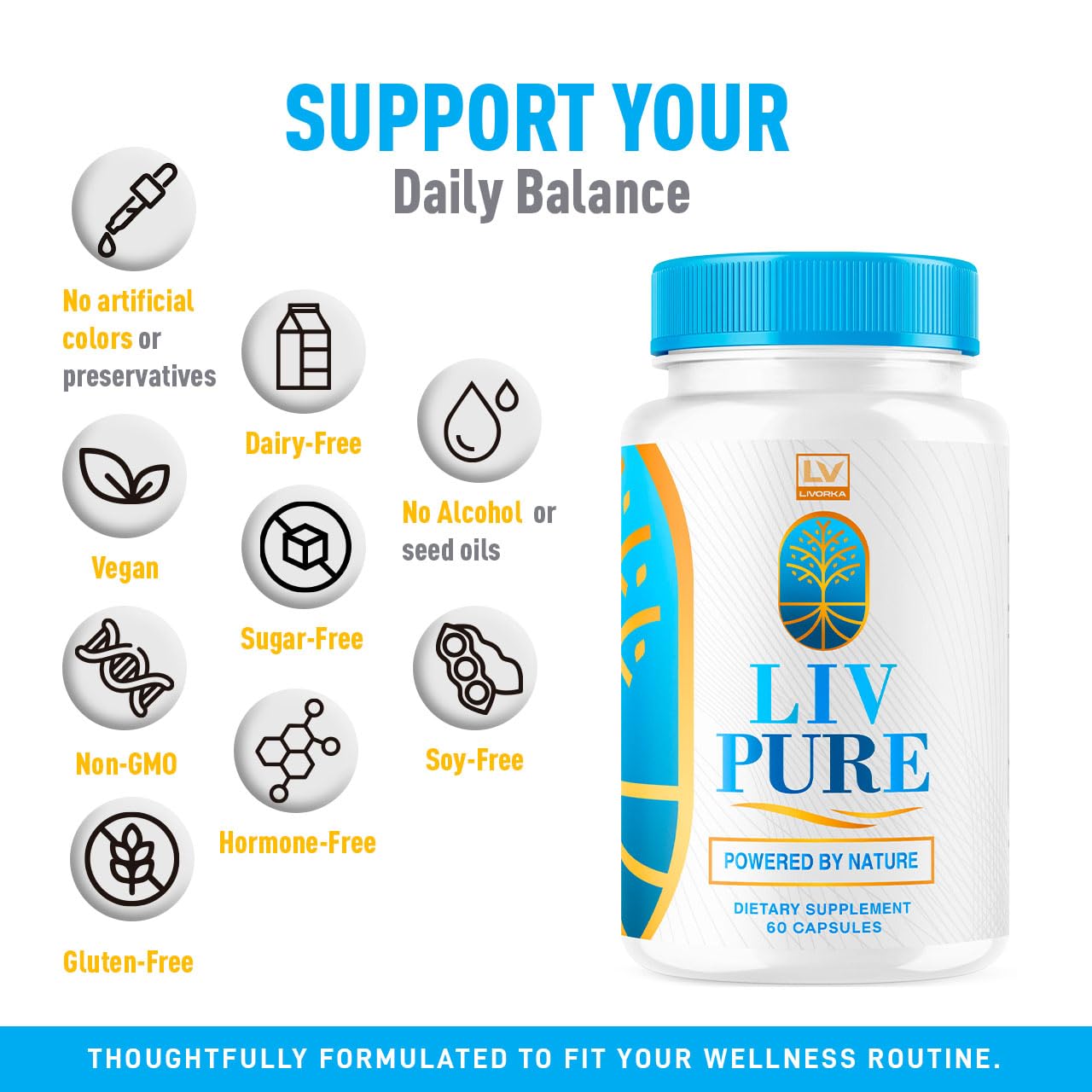 LIVORKA Liv Pure Capsules 120 Count