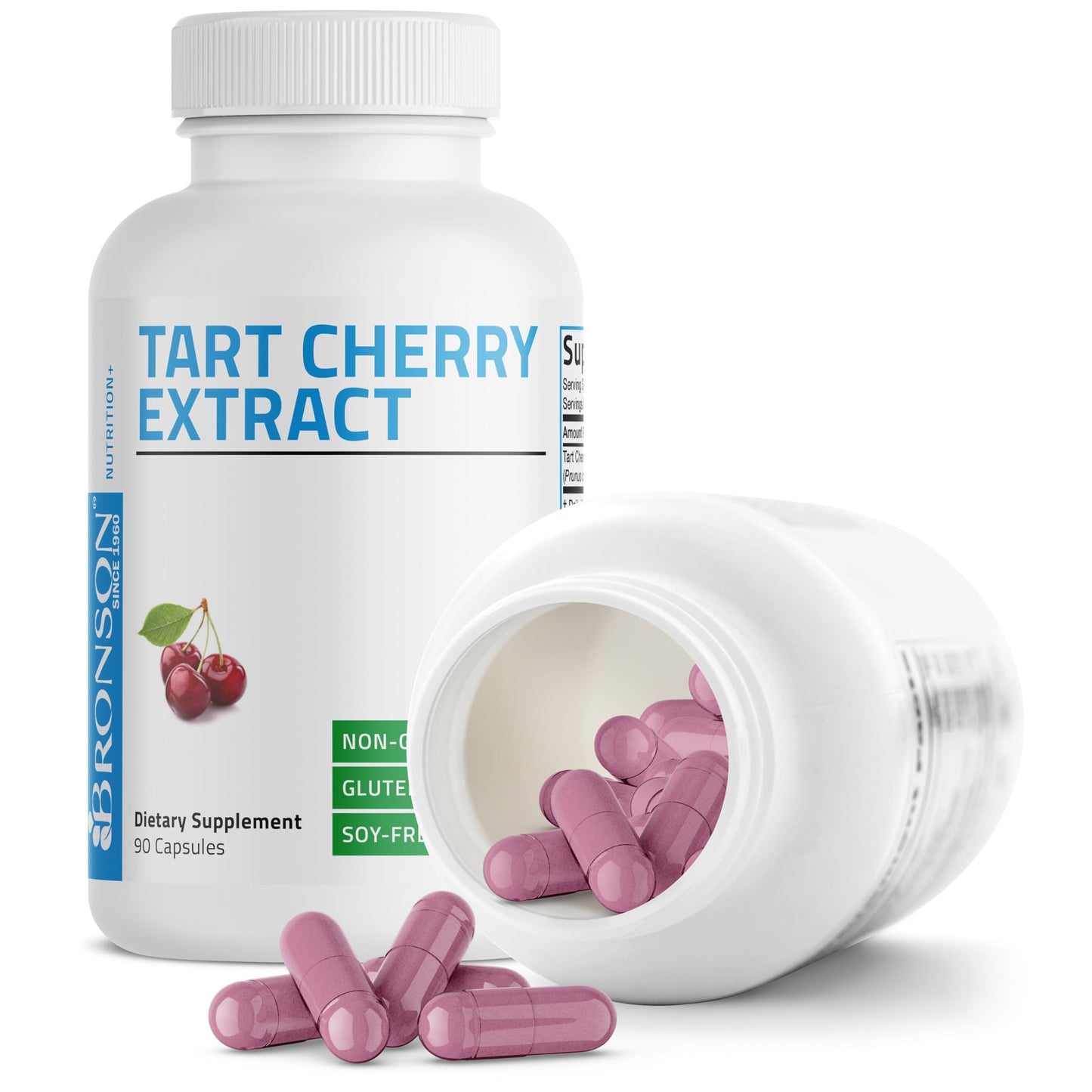 Bronson Tart Cherry Extract for Joint Support, 90 Capsules