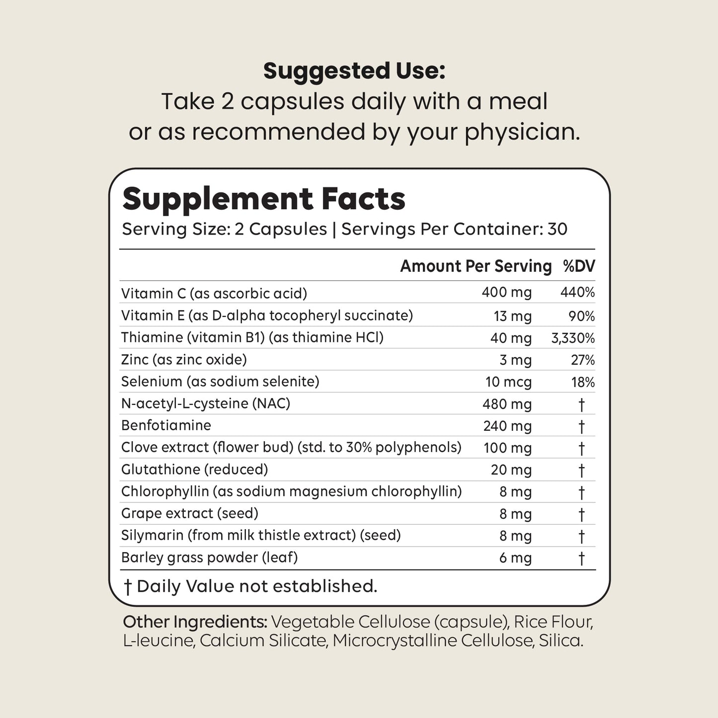 Newt SoberCap Natural Drug Recovery Supplement Capsule 60 Capsules