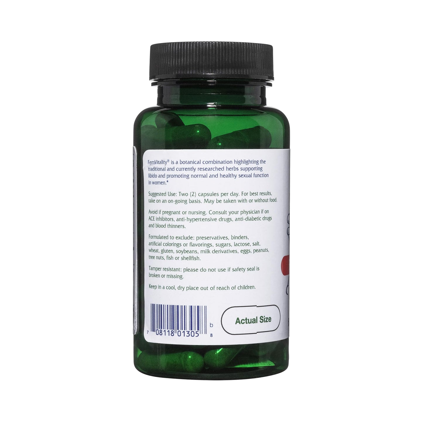 Vitanica FemVitality Libido Supplement for Women Capsule, 60 Capsules