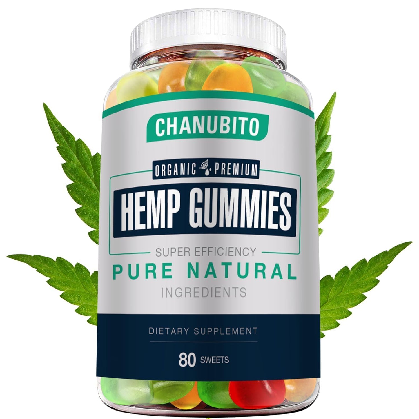 CHANUBITO Hemp Gummies 80 Count Gummies