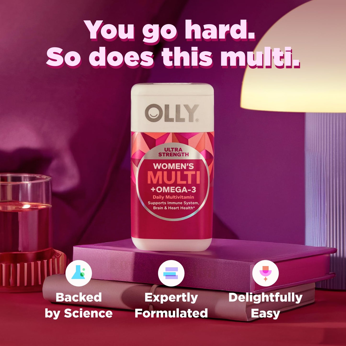 OLLY Ultra Strength Women's Multi Softgels 60 Count
