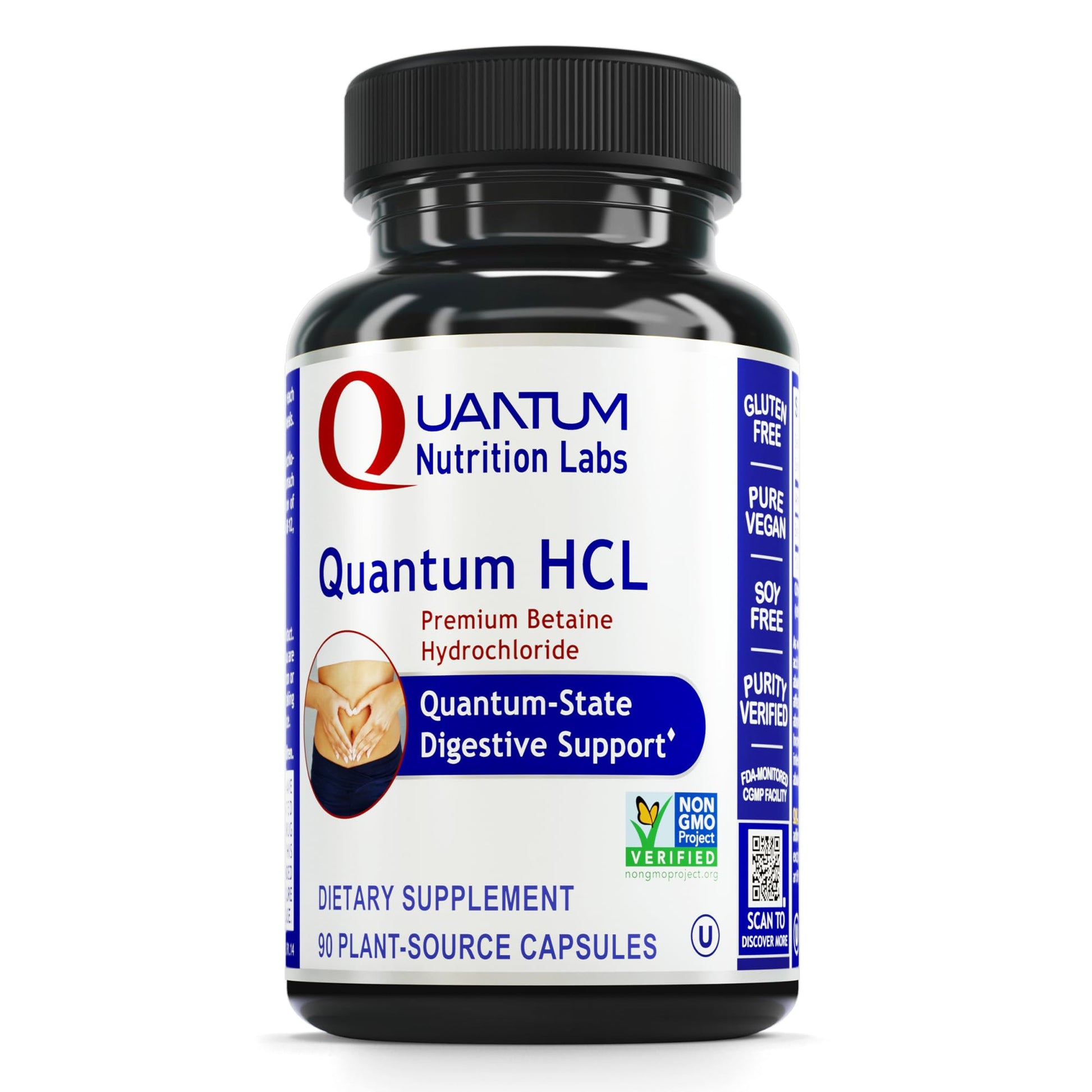 Quantum Nutrition Betaine HCL Capsules 90 Count