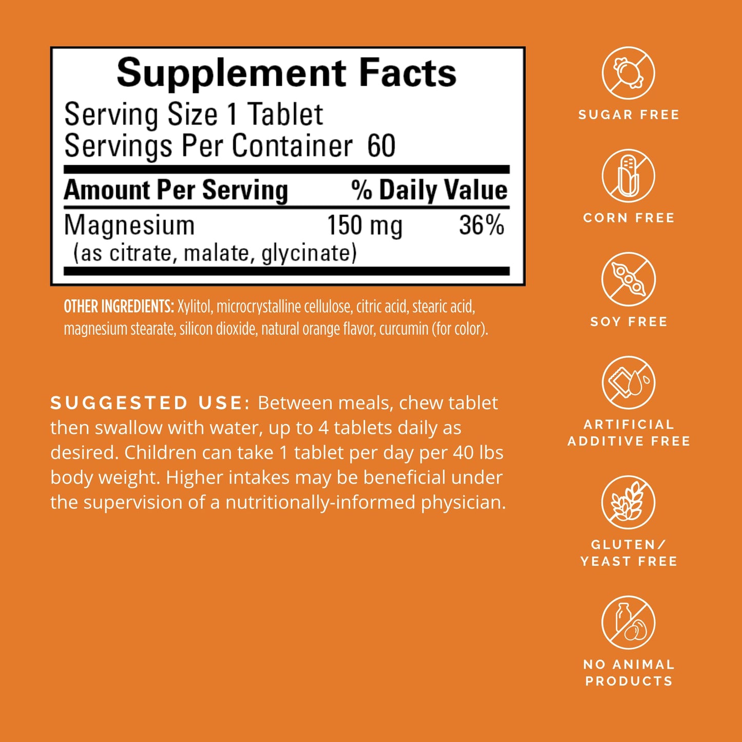 BRAINMD Dr Amen Magnesium Chewables, 60 Chewable Tablets
