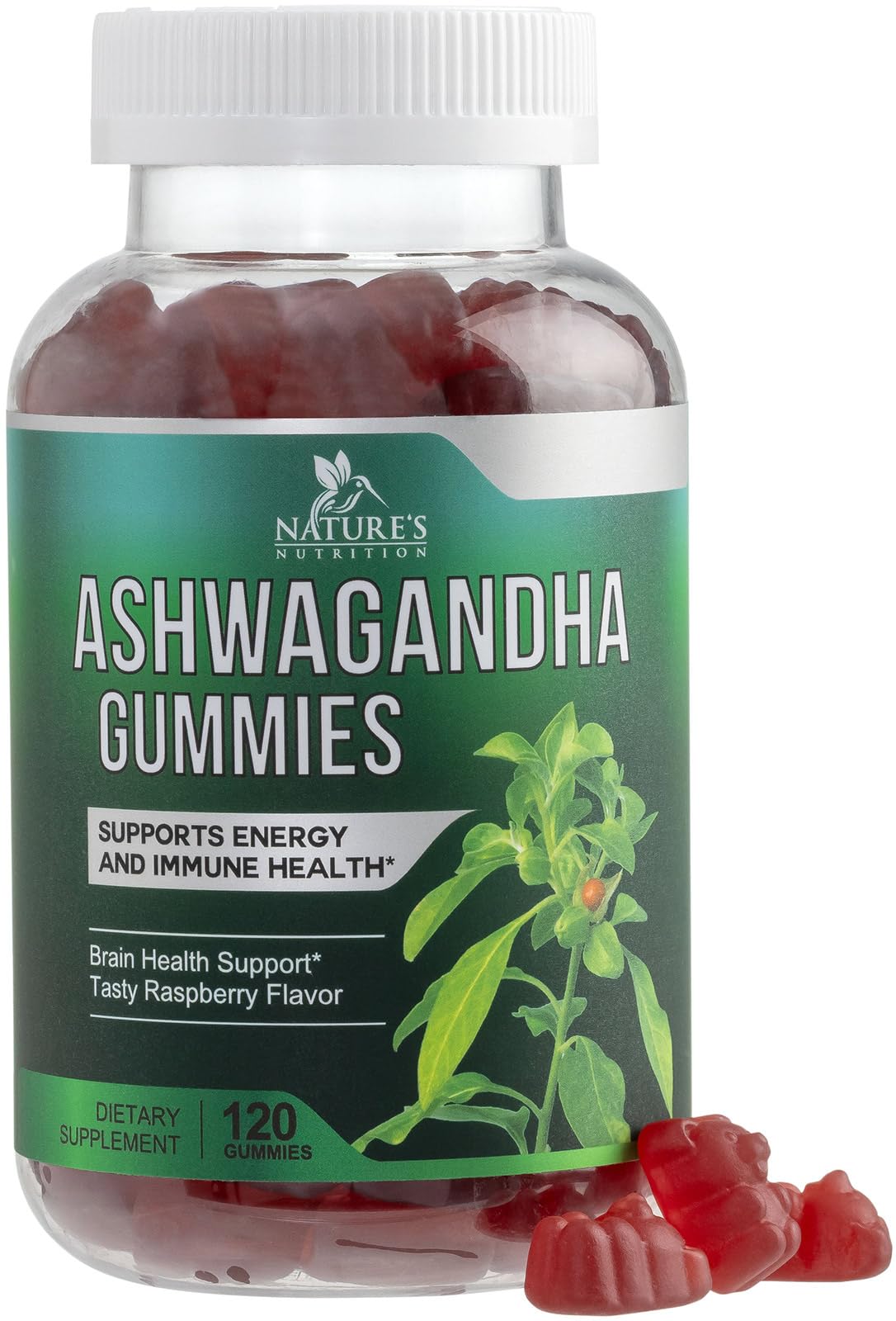 Nature's Nutrition Ashwagandha Gummies 120 Gummies