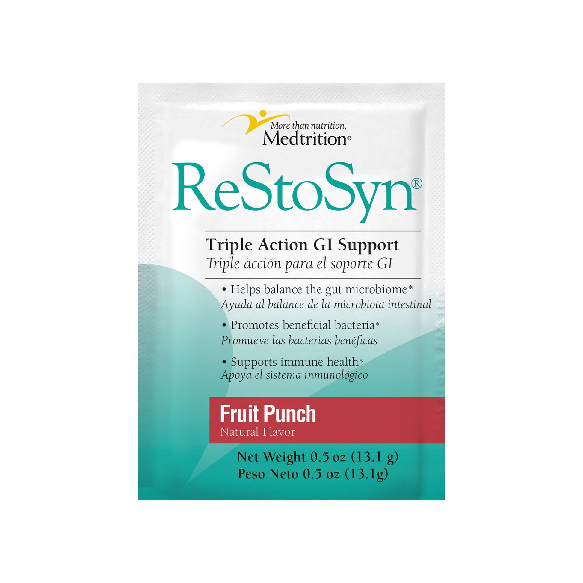 Medtrition ReStoSyn® Triple Action Gut Health Supplement - Prebiotics, Probiotics & L-Glutamine Blend for Digestive & Gut Barrier Support, Plus Microbial Balance Powder 12.5 oz