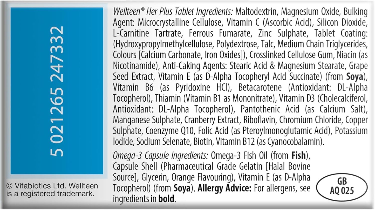 Generic Well Teen Her Plus Omega-3 Capsule 1 Count