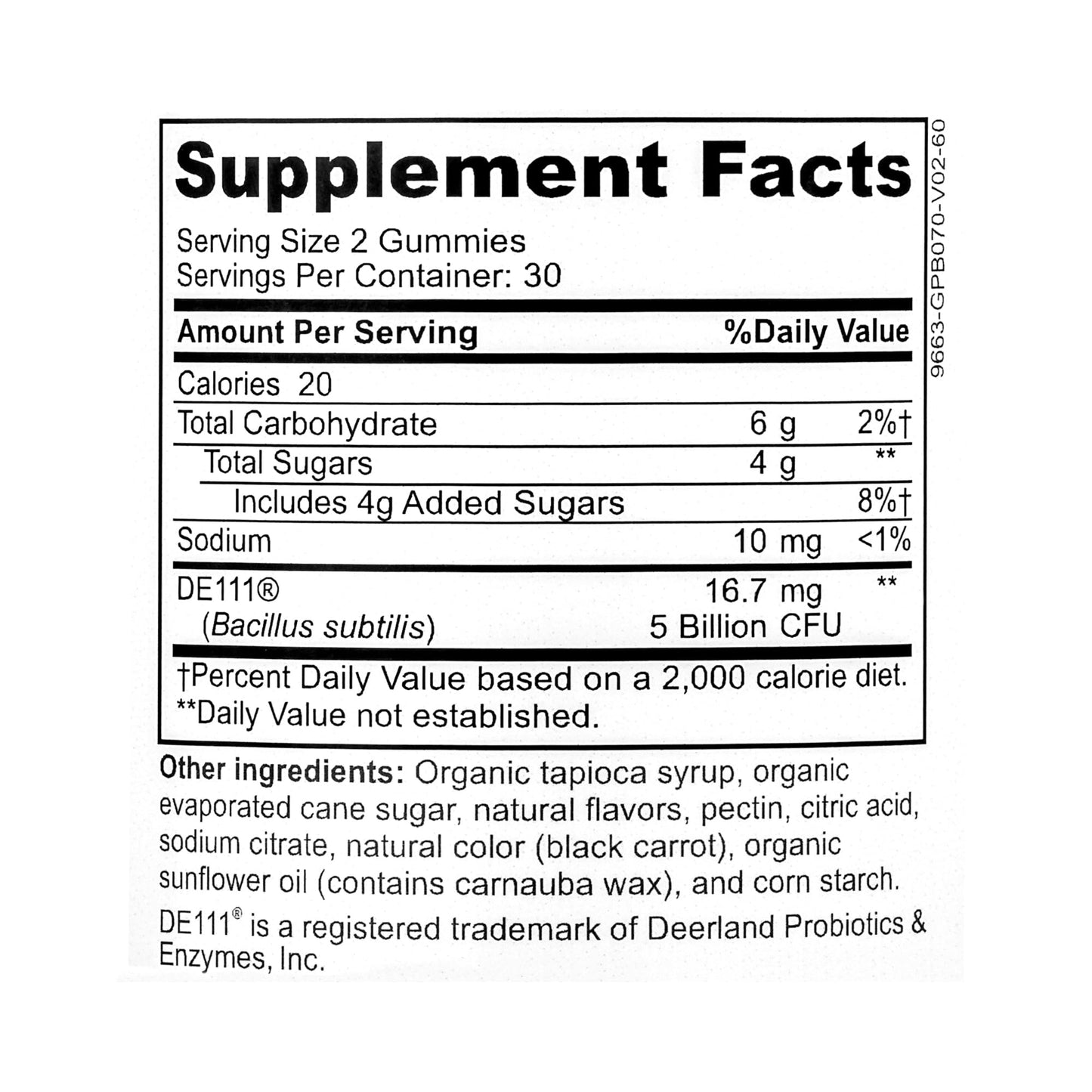 Biopharma Scientific NanoProbiotic Digestive Support Probiotic Gummies, 60 Gummies