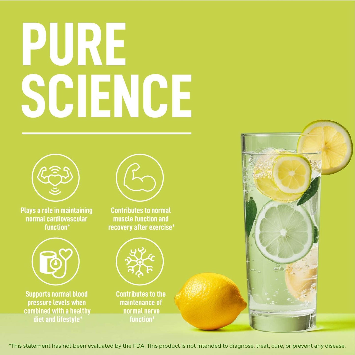 Keppi Electrolytes Powder Lemon Lime Flavor 50 Servings Tub