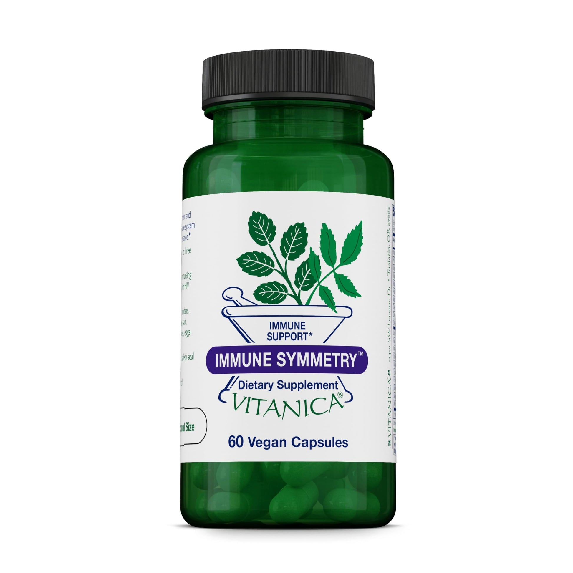 Vitanica Immune Symmetry Immune System Support Supplement with Vitamins A, C & B6, 60 Capsules