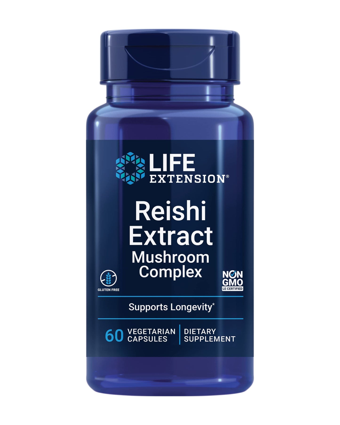 Life Extension Reishi Extract Mushroom Complex 60 Capsules