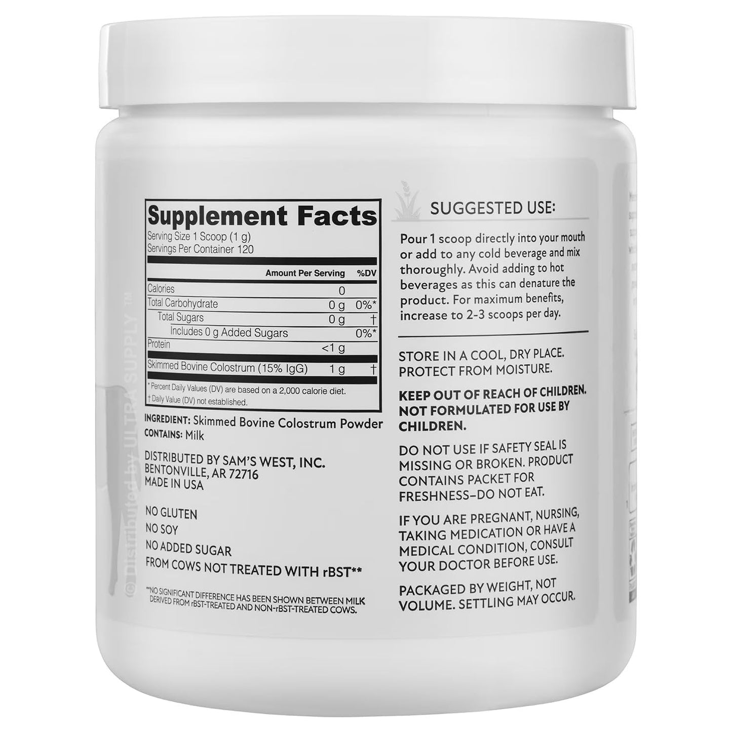 Generic Members Mark Colostrum Powder 4.3 Ounce
