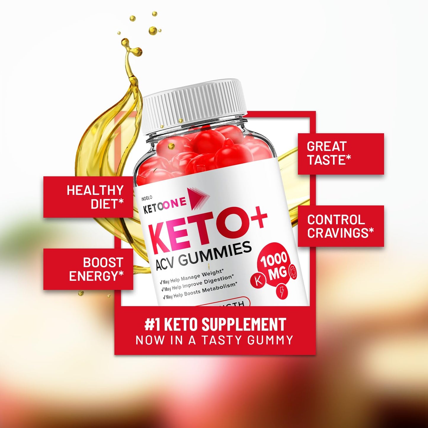 Indelo Keto One Gummies 60 Count