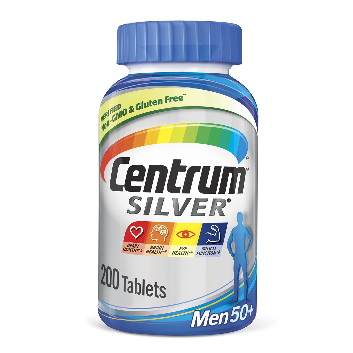 Centrum Silver Multivitamin for Men 50 Plus Tablets, 200 Count