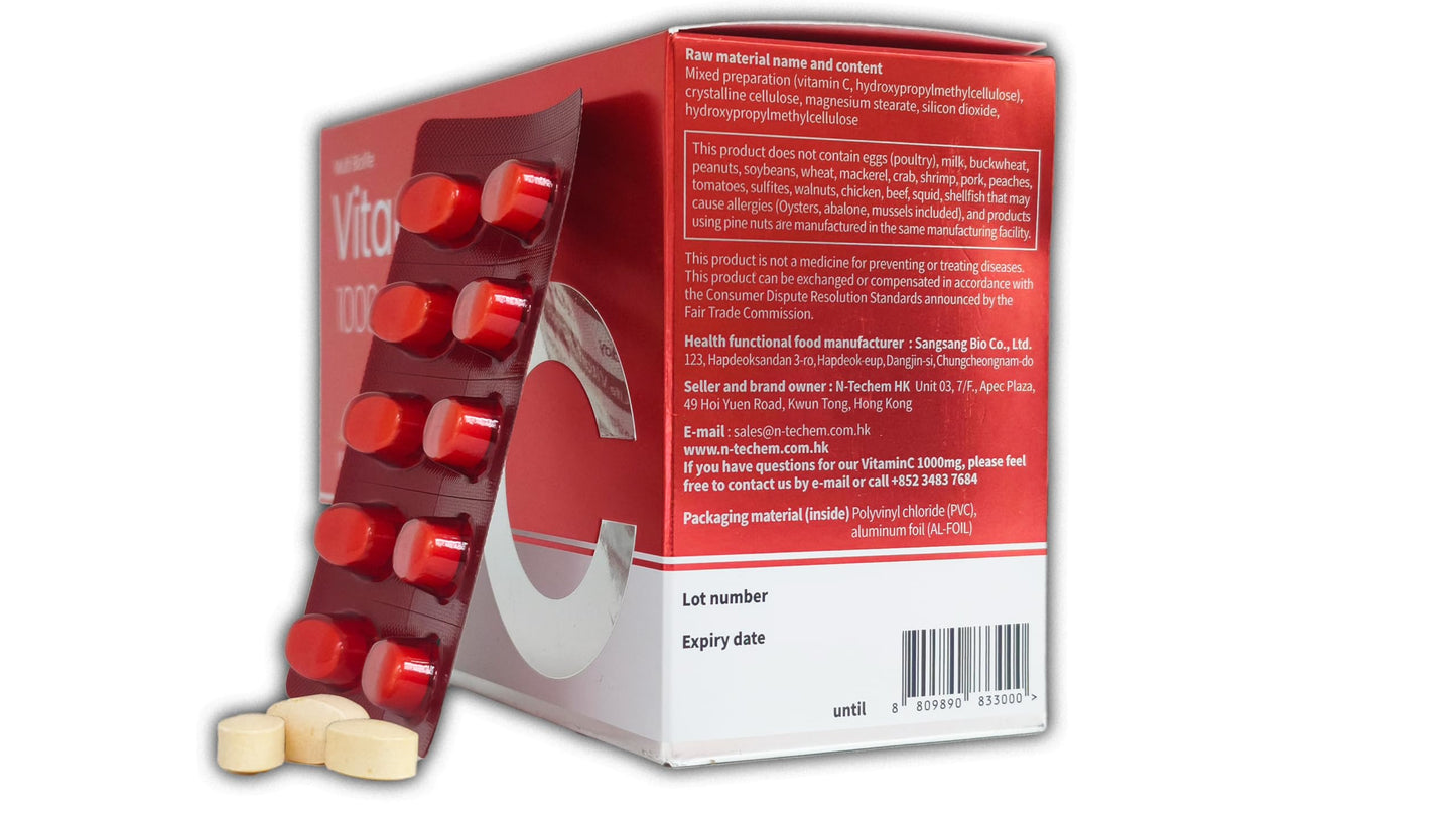 Multi Biolife Vitamin C 1000mg Tablet, 200 Tablets