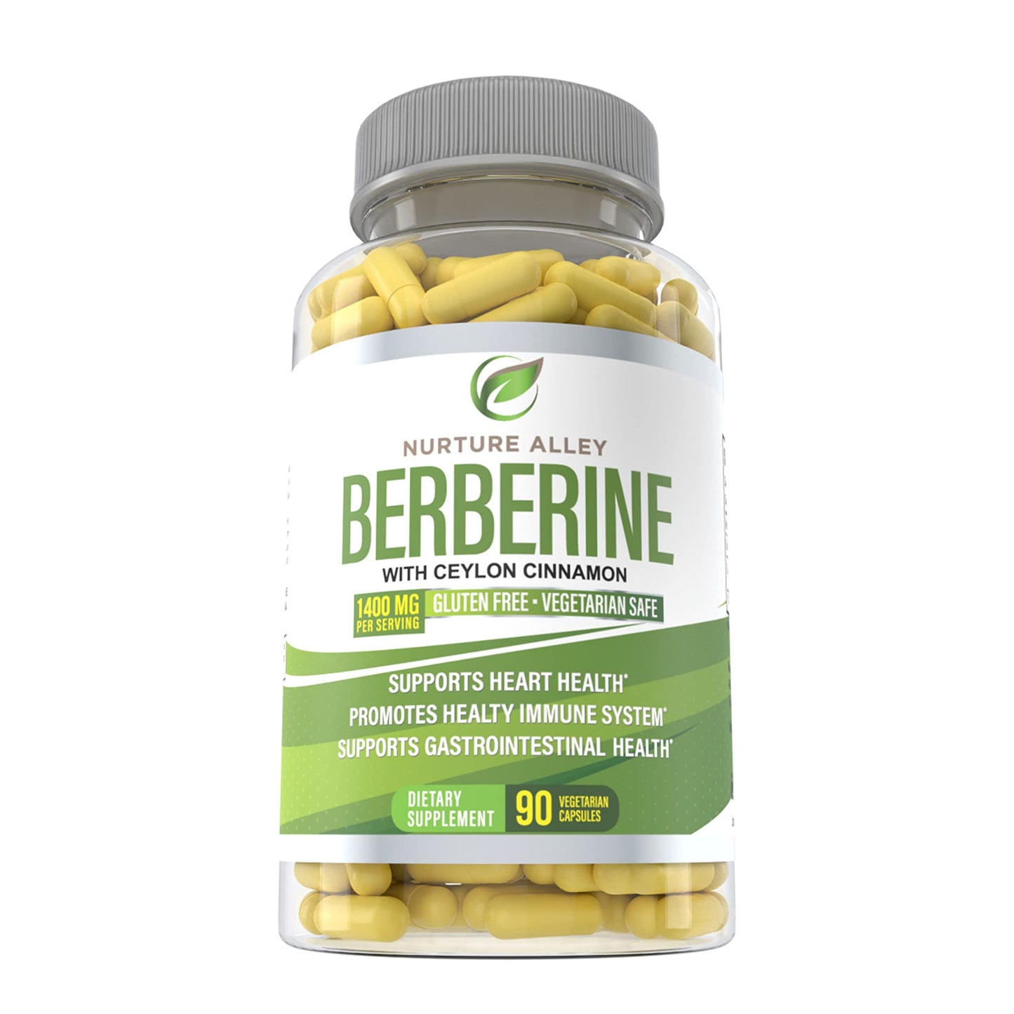 Nurture Alley Berberine Complex with Cinnamon, 90 Veggie Capsules