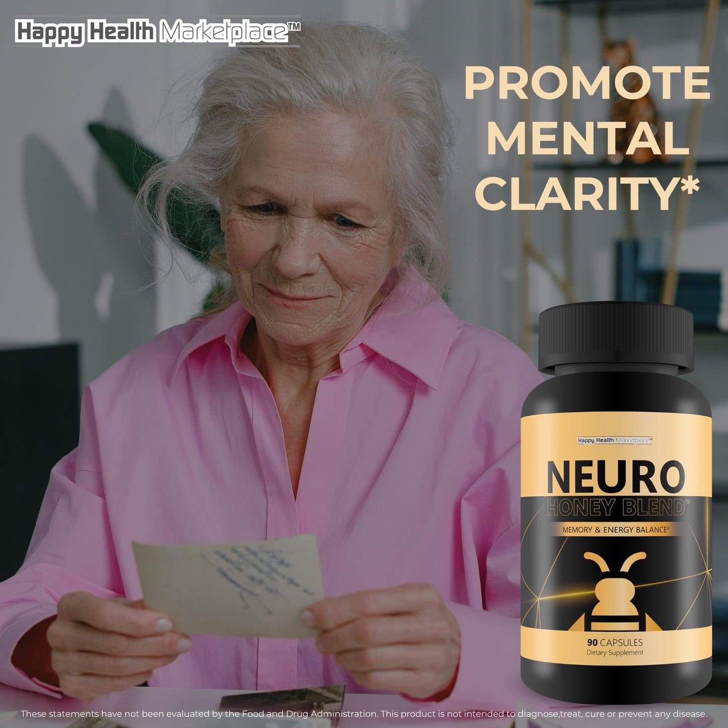 Happy Health Marketplace Neuro Honey Blend Capsule 90 Count