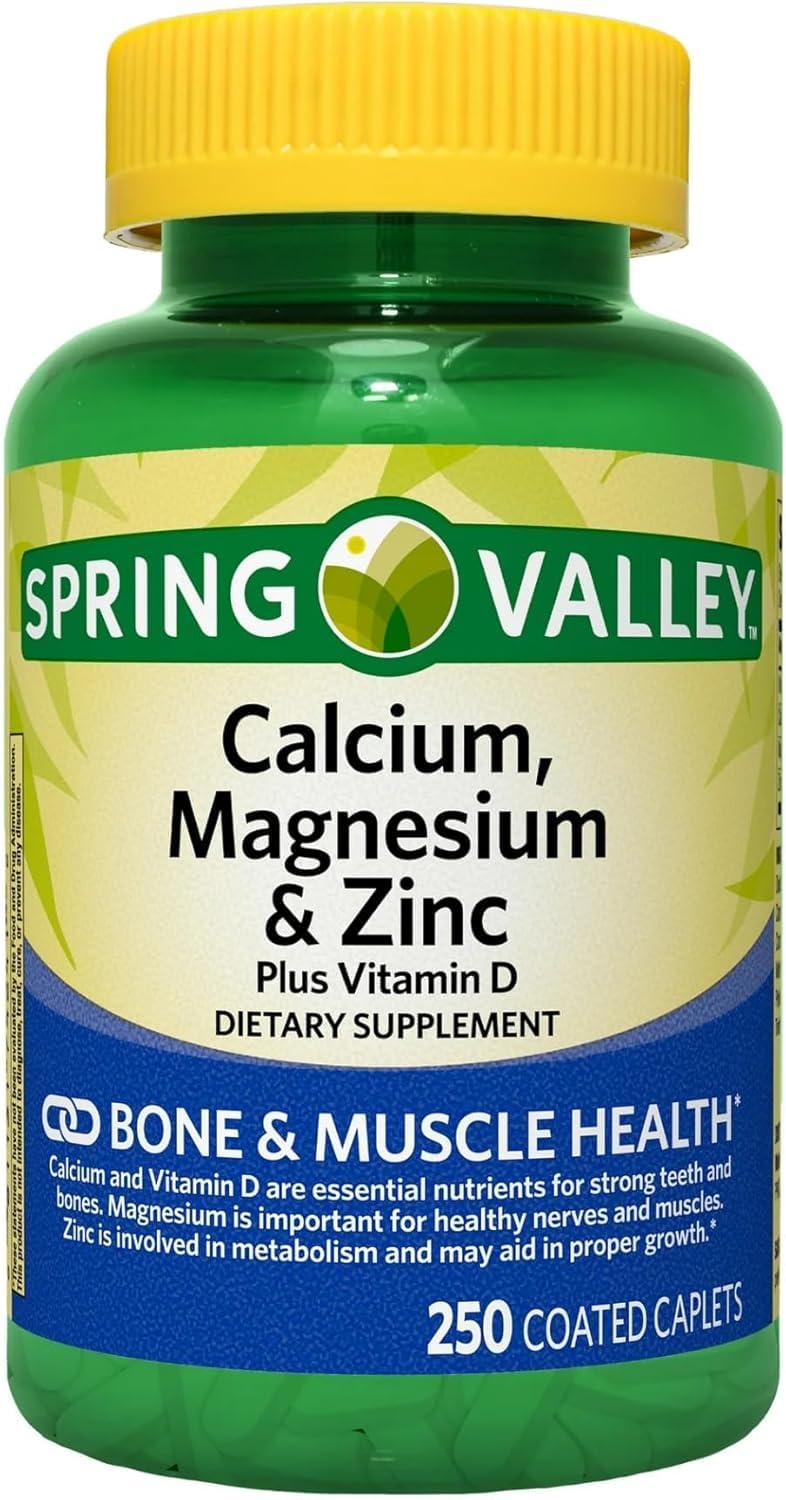Generic Calcium Magnesium Zinc with Vitamin D3 Caplets 250
