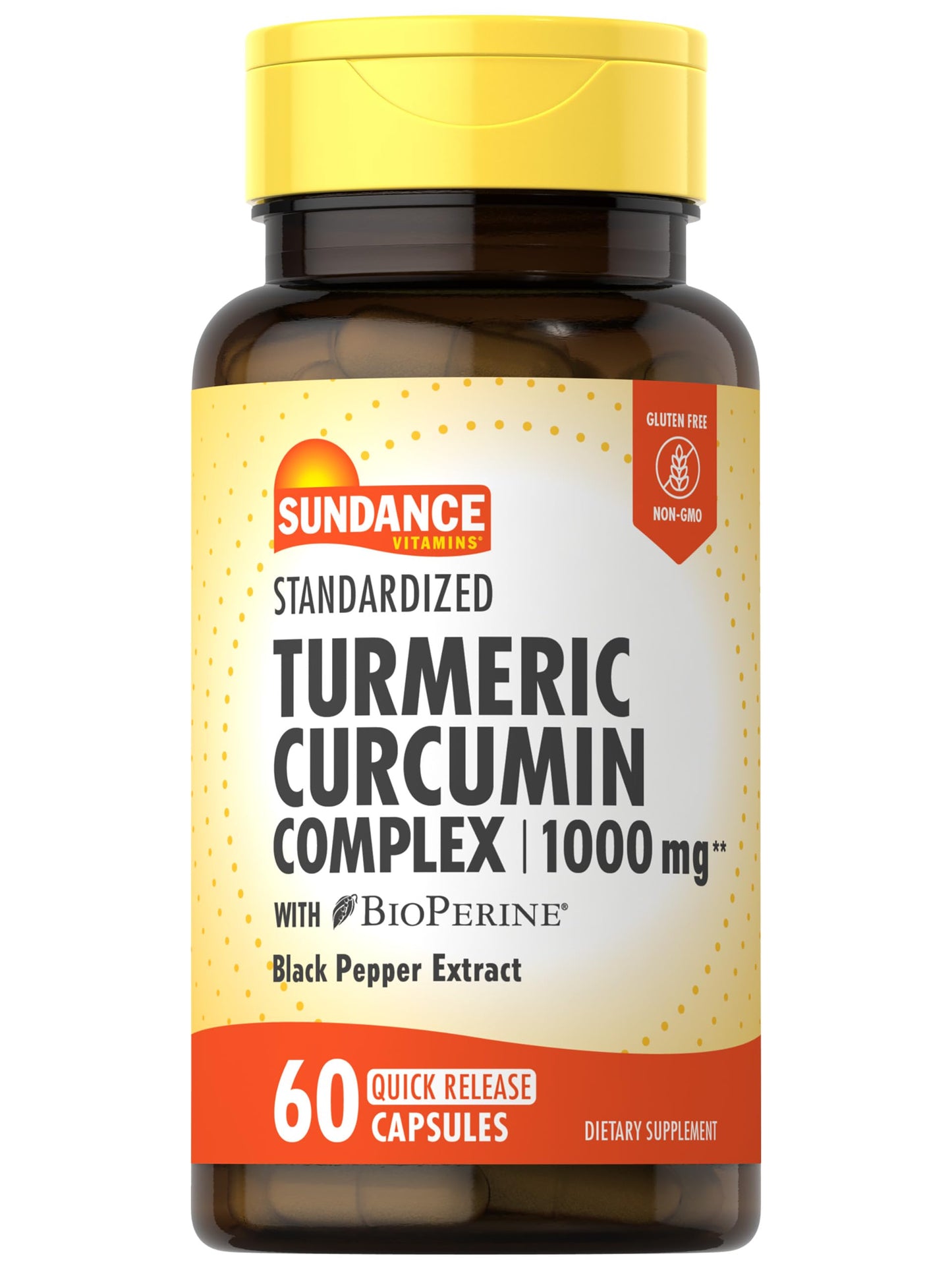 Sundance Turmeric Curcumin Complex Capsules, 60 Count