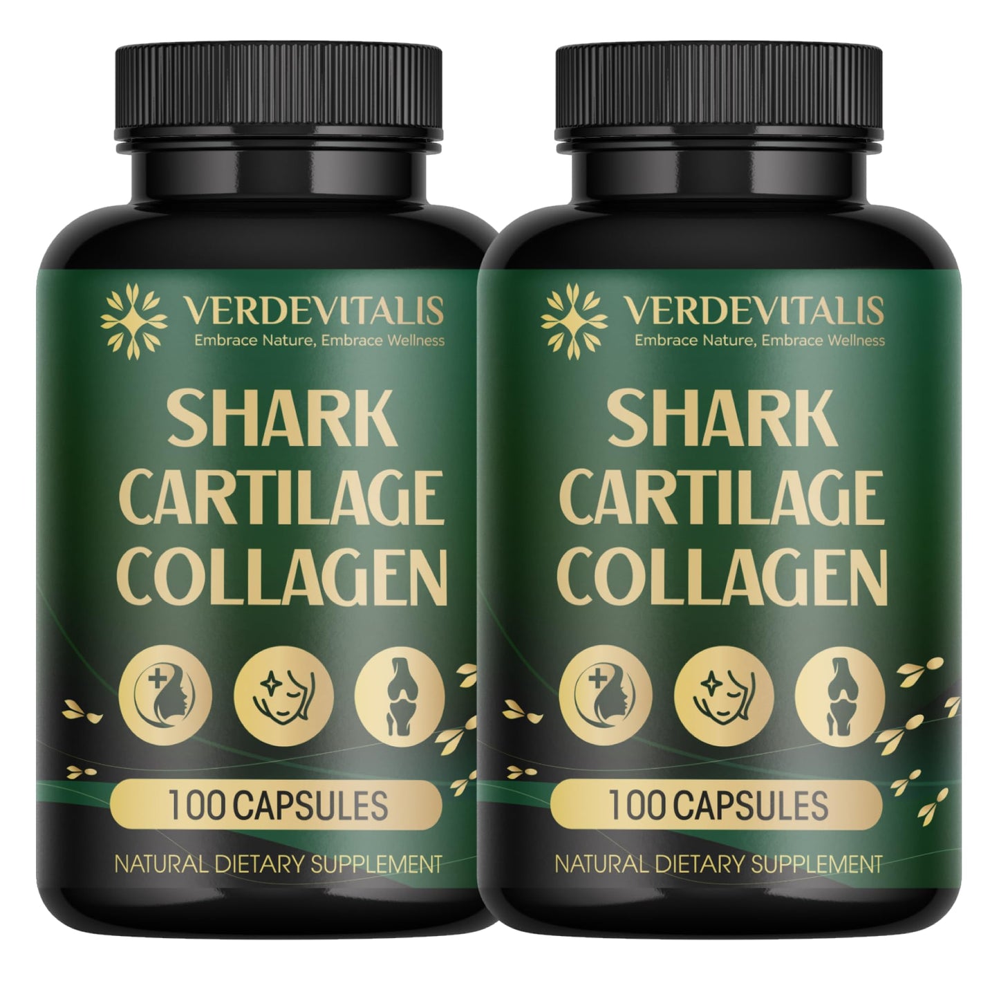VERDEVITALIS Fish Collagen Peptides 200 Capsules