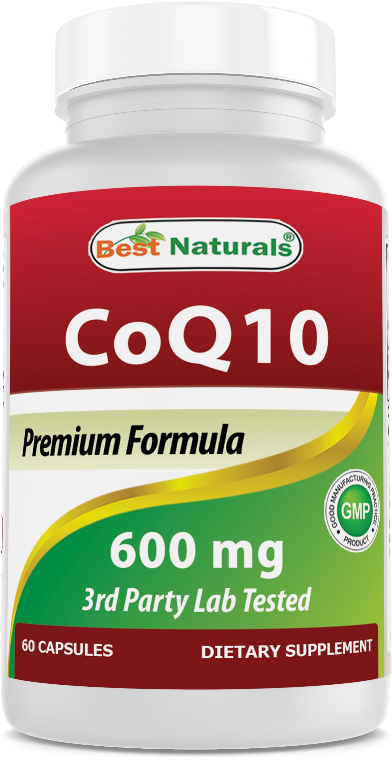 Best Naturals CoQ10 600 mg Capsule, 60 Count