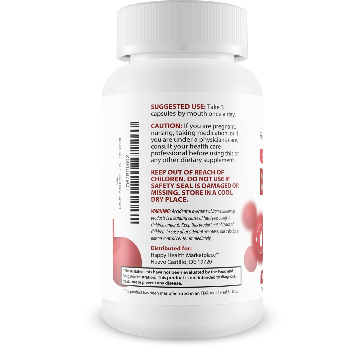 Happy Health Marketplace Blood BioCell Pro Capsule 90 Count