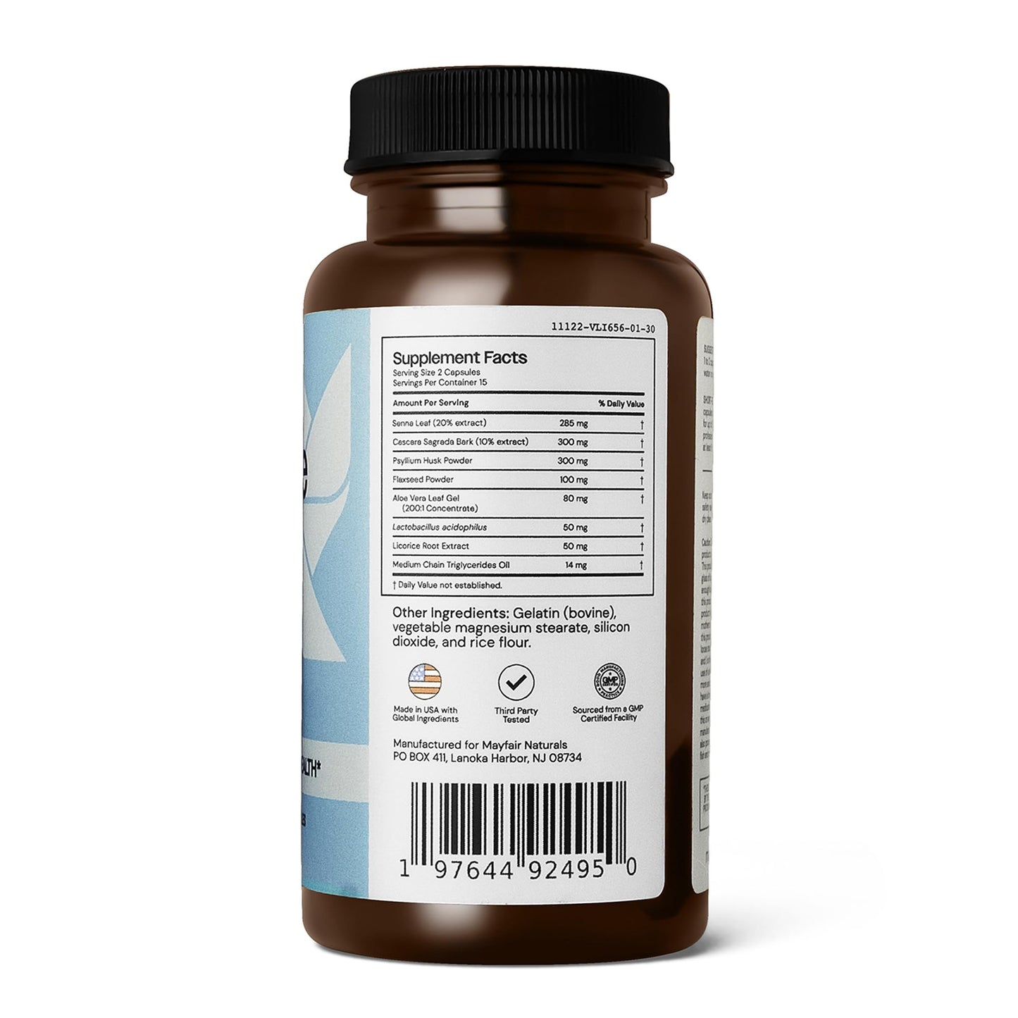 Mayfair Naturals 15 Day Cleanse Colon Detox Capsule 30 Count