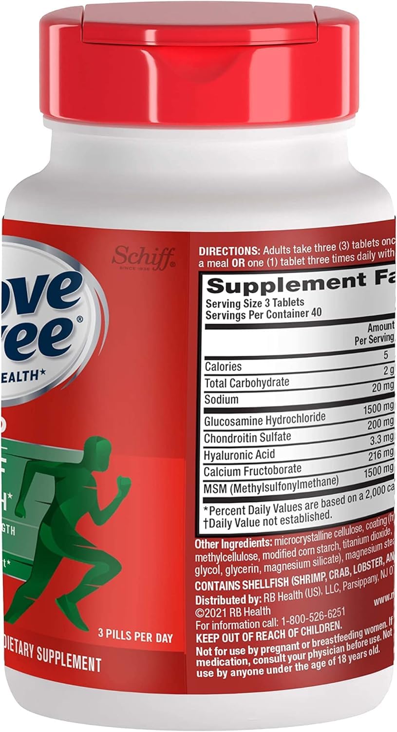 Schiff Move Free Advanced Tablets Plus 1500mg MSM 360 Tablets
