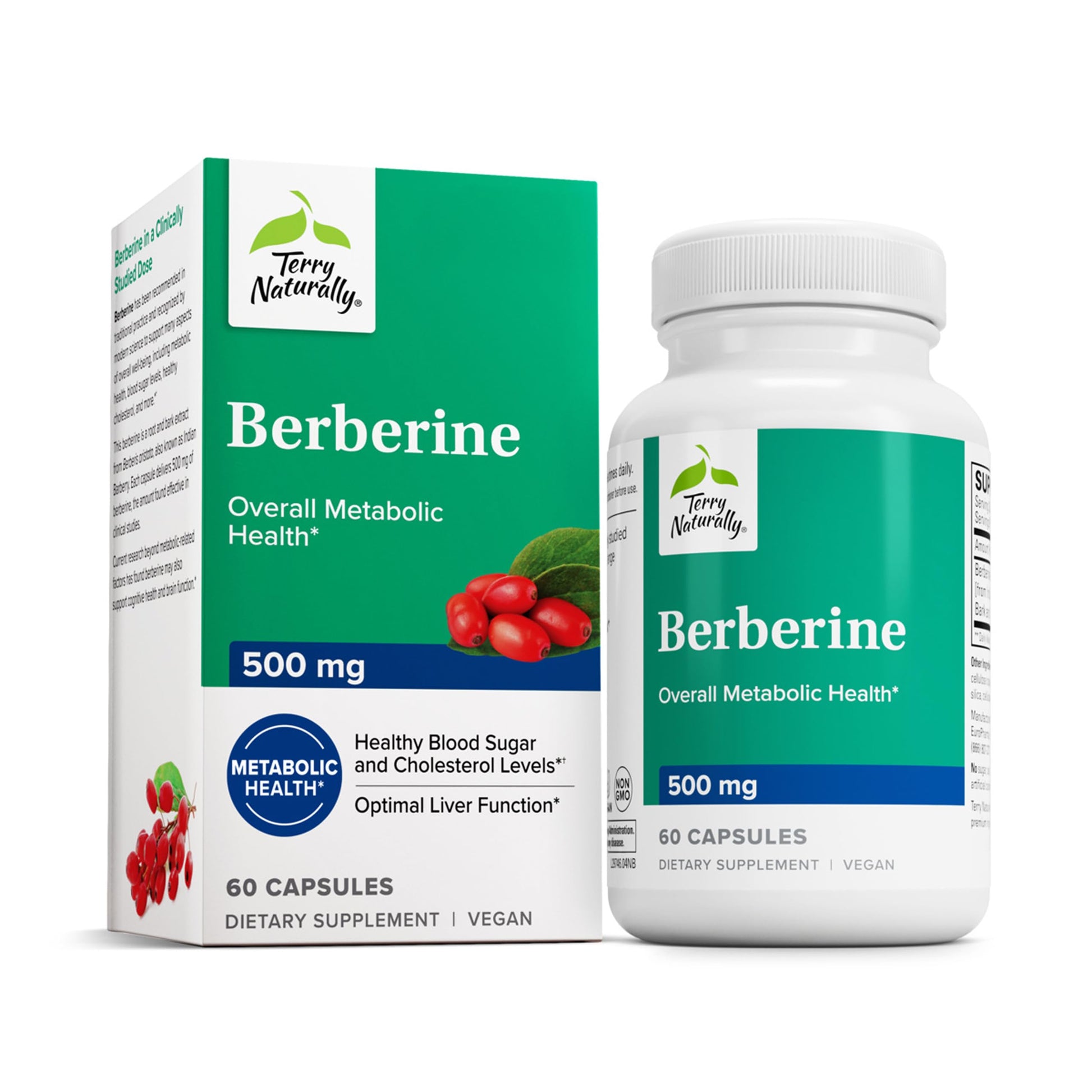 Terry Naturally Berberine Capsule, 60 Count