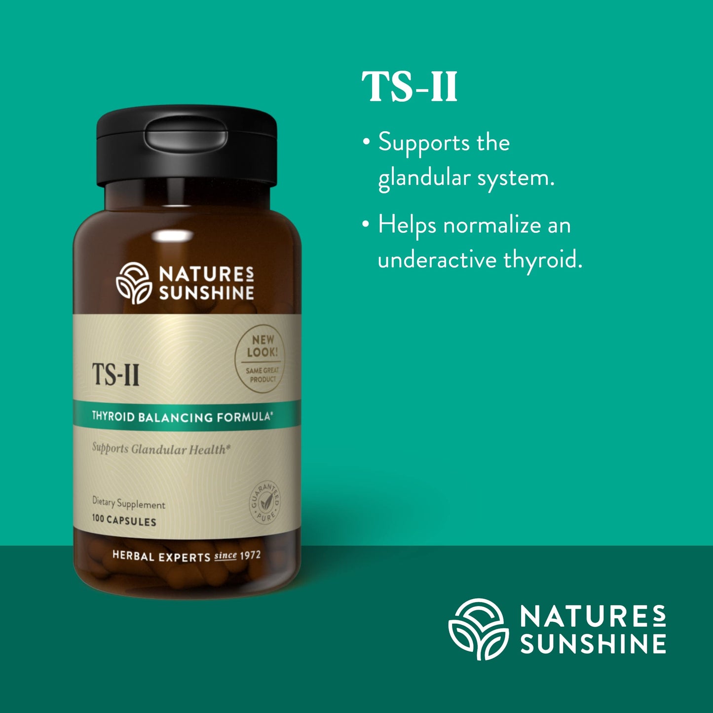 Nature's Sunshine TS II w/Hops Capsule 100