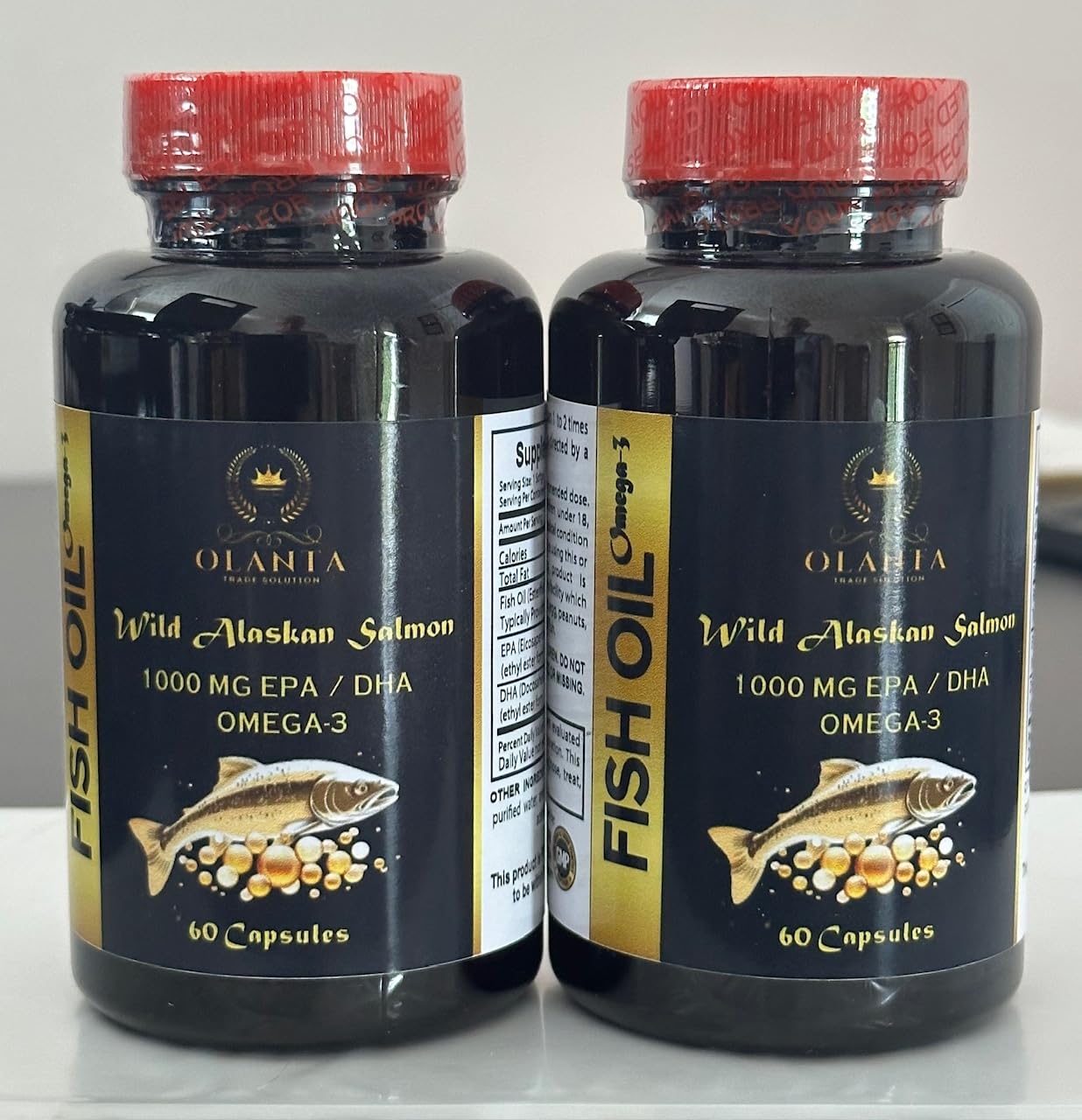 OLANTA TRADE SOLUTION Wild Alaskan Salmon Oil Capsule 120 Capsules