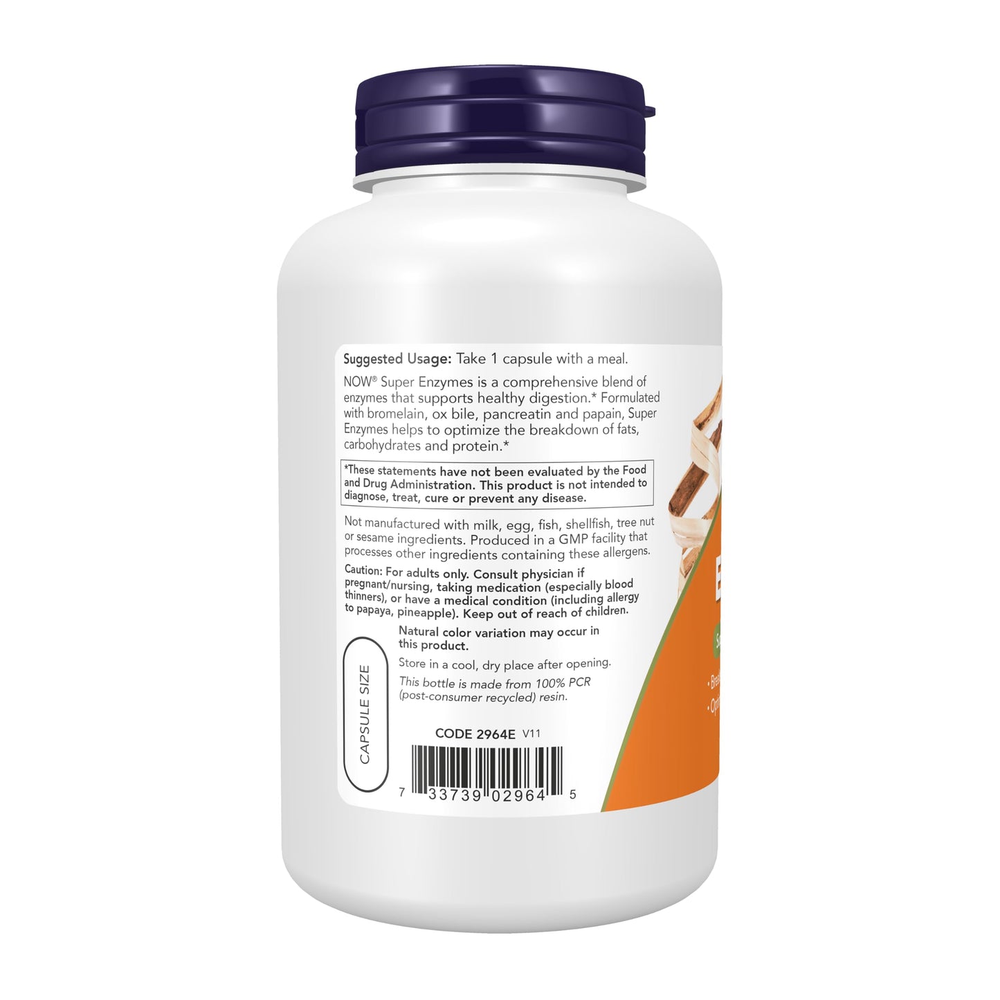 NOW Foods Super Enzymes Capsules 180 Count