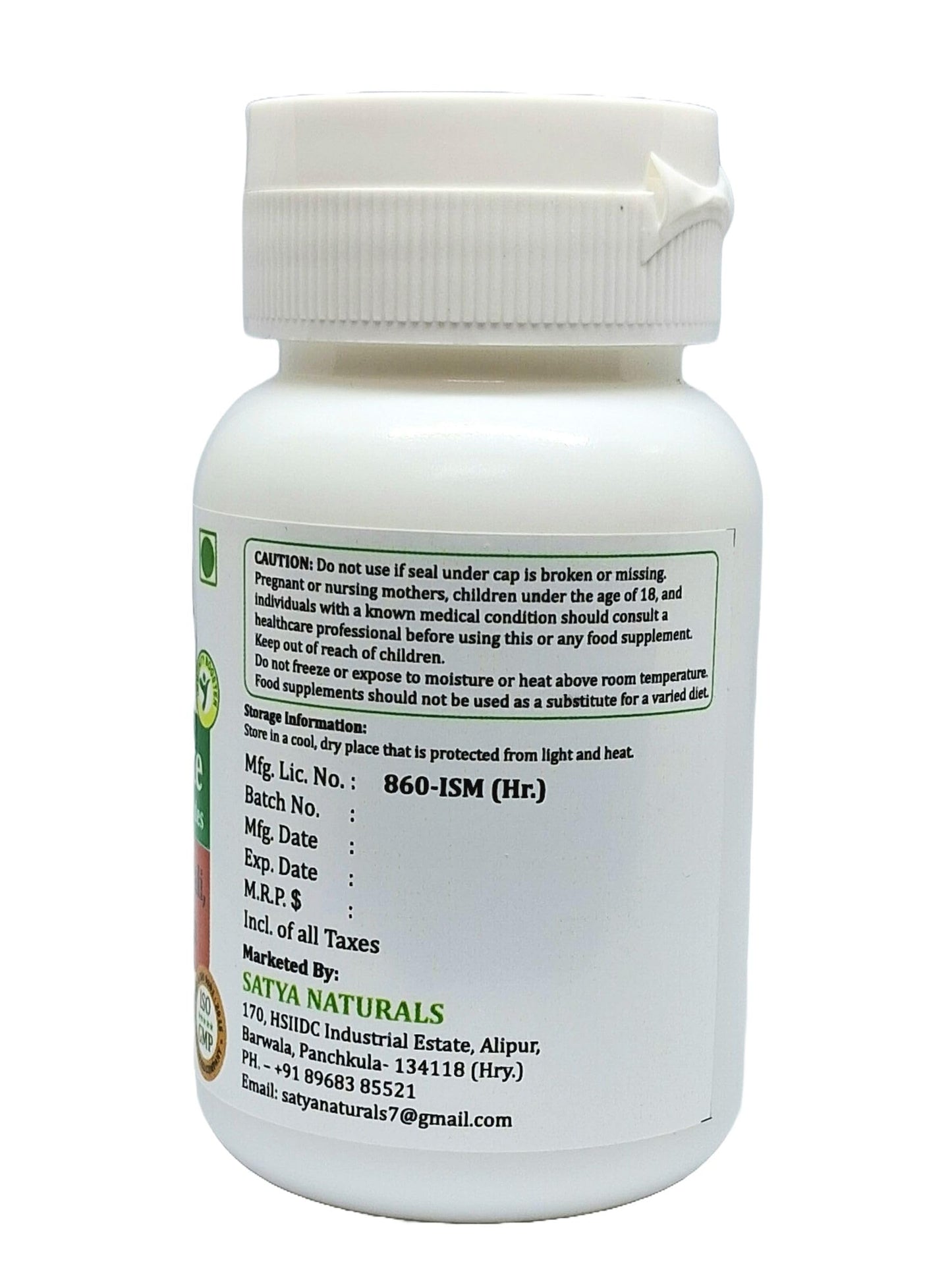 Satya Naturals Trikatu Forte Capsules 500 mg, 60 Count