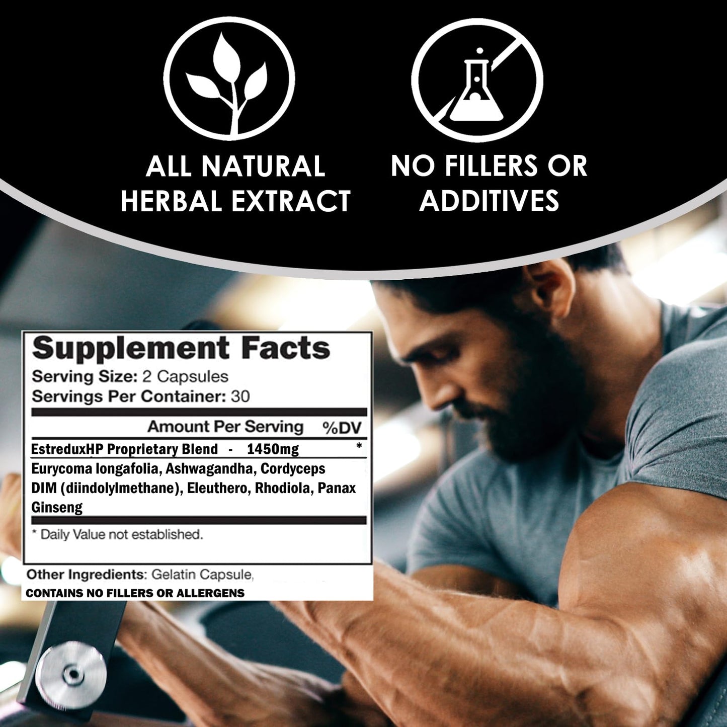 VH Nutrition ESTREDUX HP with DIM Capsules 30 Count