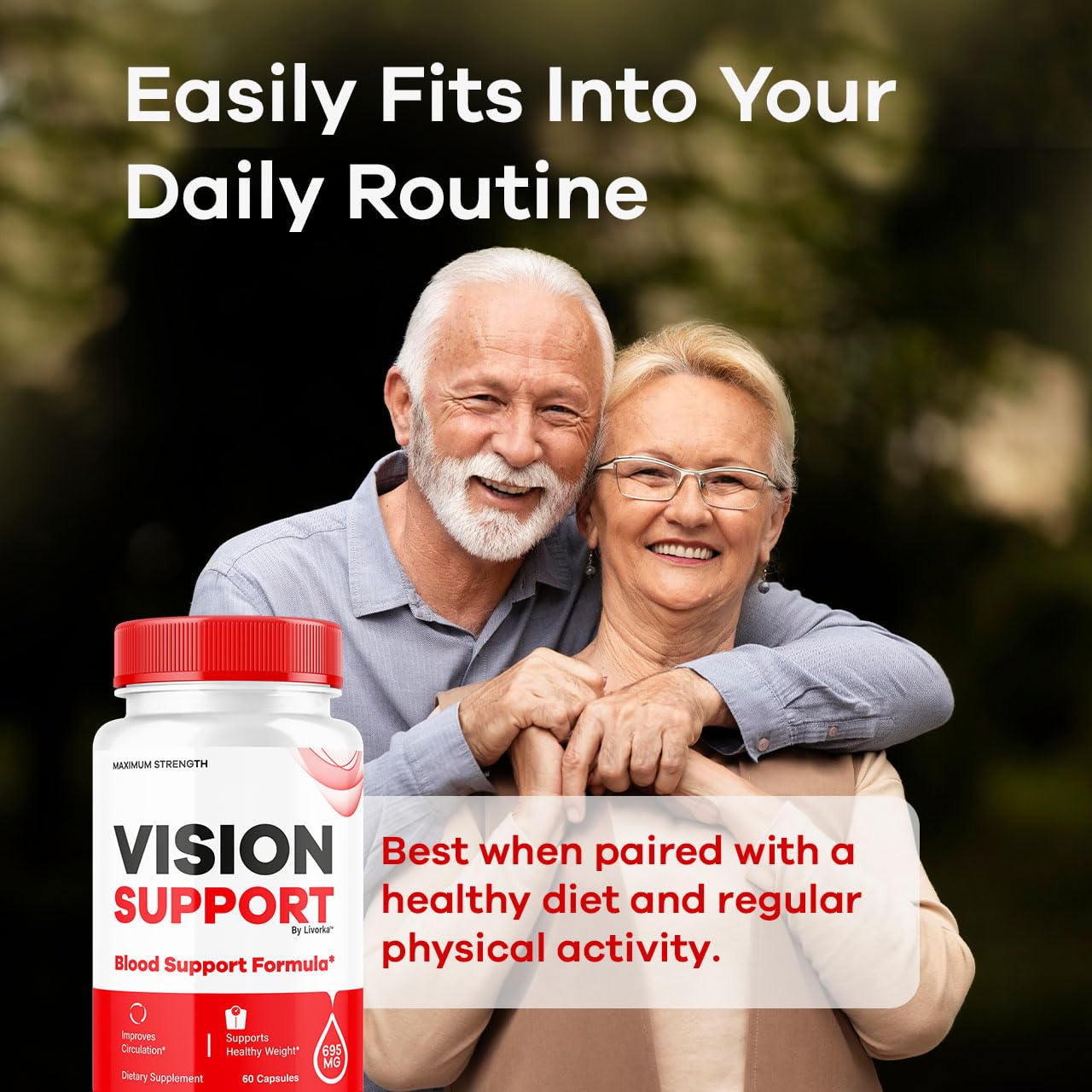 LIVORKA Vision Support Capsules, 60 Count