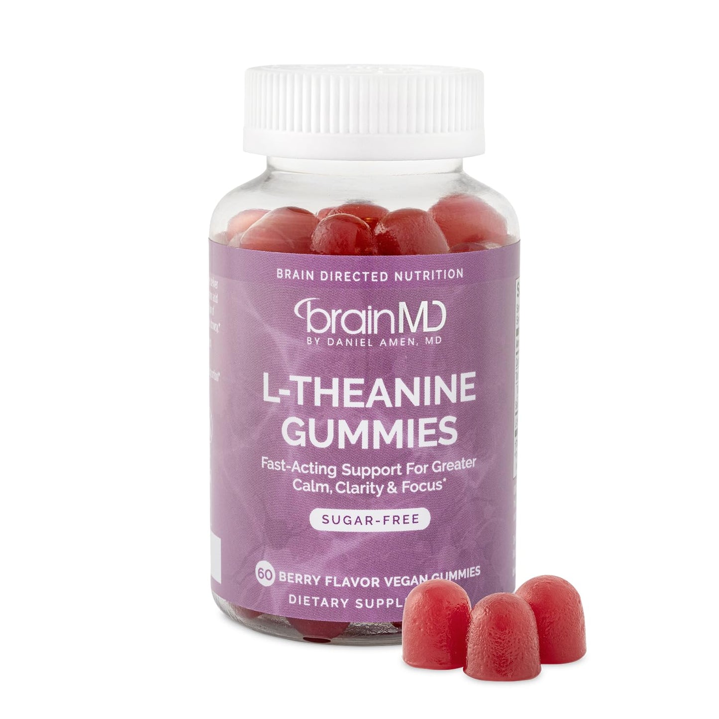 BRAINMD L-Theanine Gummies 60 Count