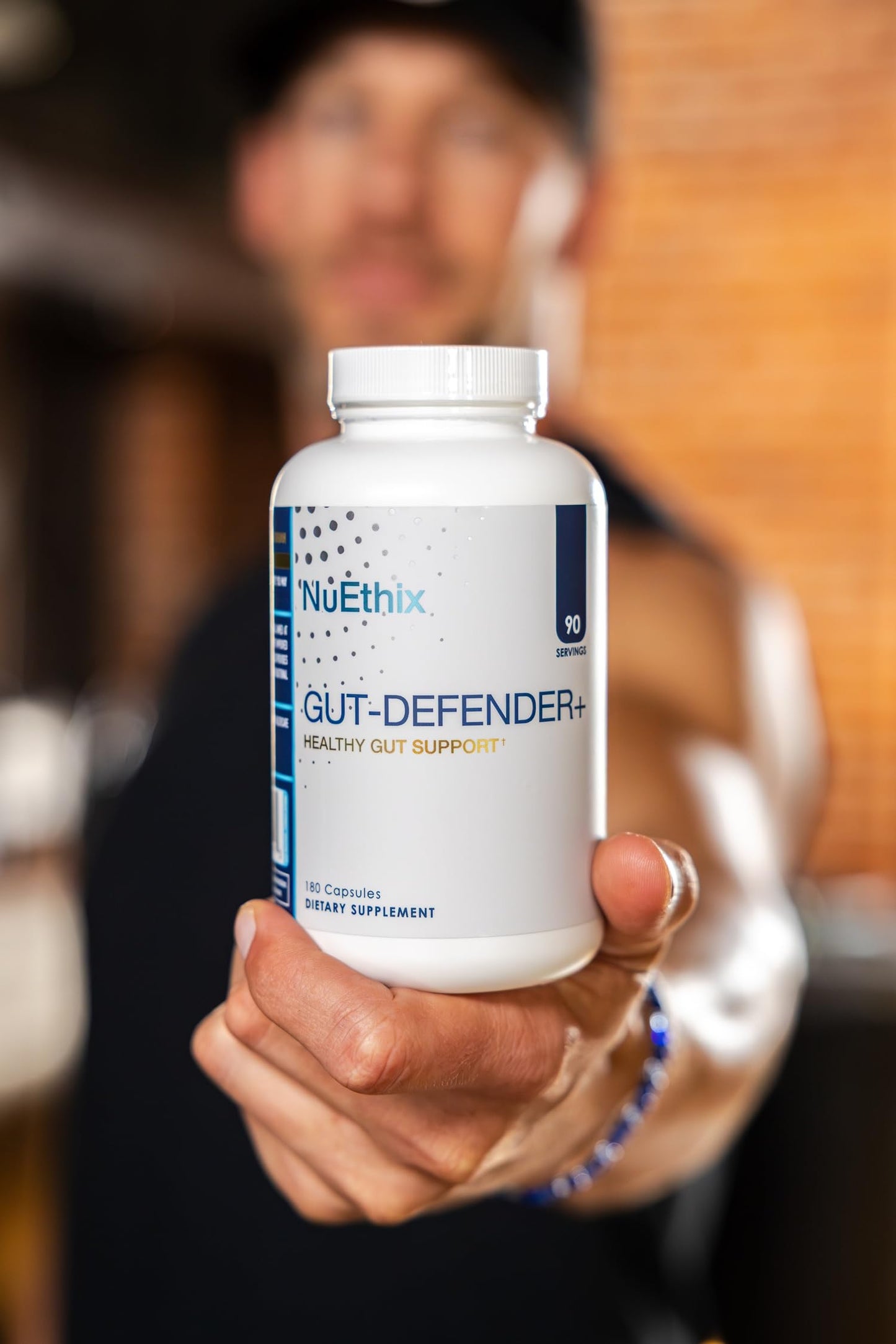 NuEthix Formulations Gut Defender+ Microbiome Balance Dietary Supplement Capsule, 180 Capsules