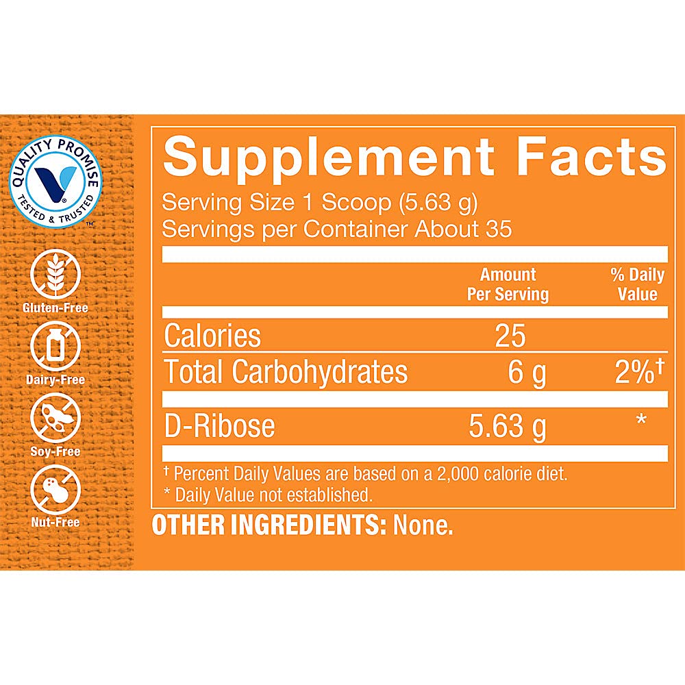 The Vitamin Shoppe D-Ribose Powder 7.05 oz