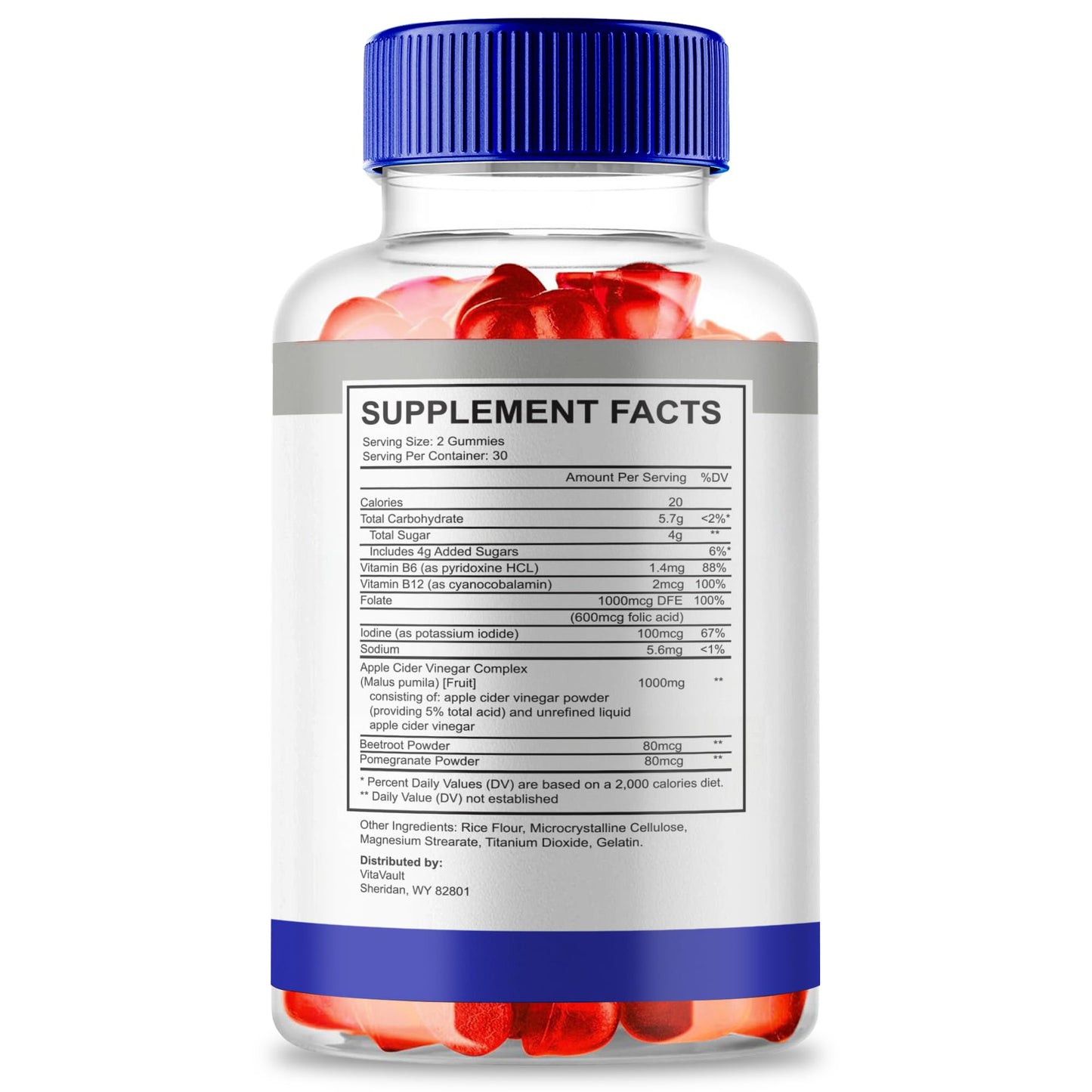 Vitavault Keto Thrive ACV Gummies 120 Gummies