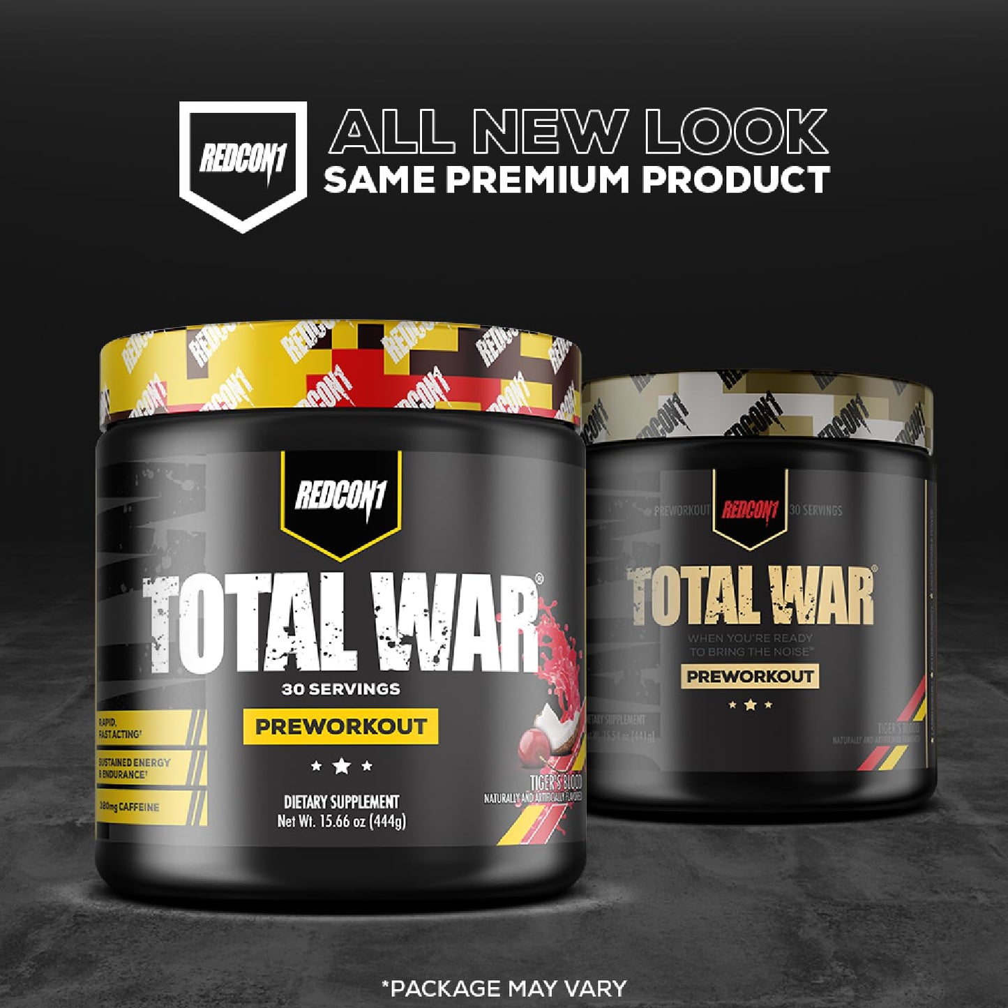 REDCON1 Total War Pre Workout Powder Watermelon, 15.66 oz