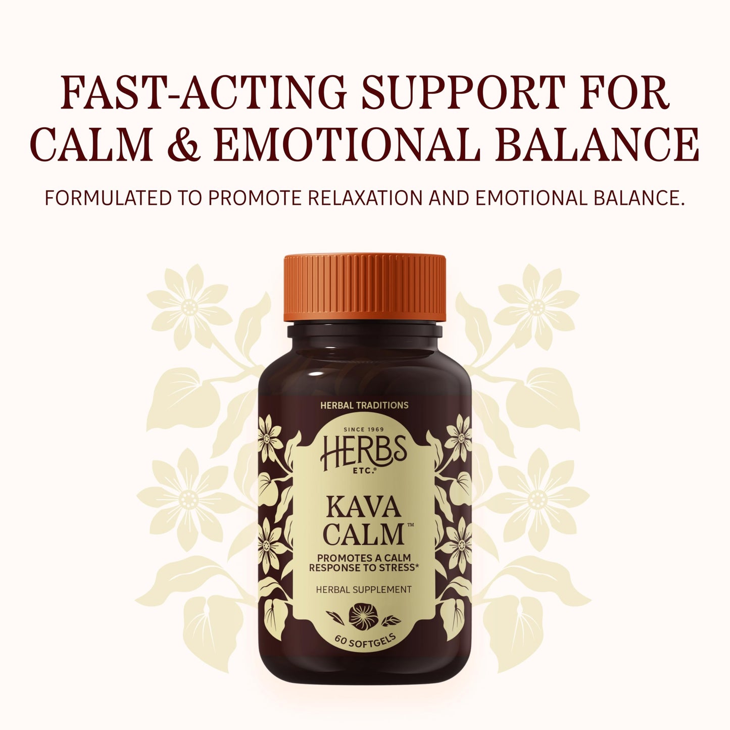 Herbs Etc. Kava Calm Softgel 60 Count