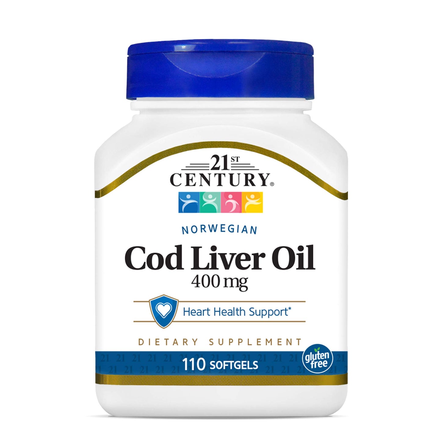 21st Century Cod Liver Oil Softgels, 330 Softgels