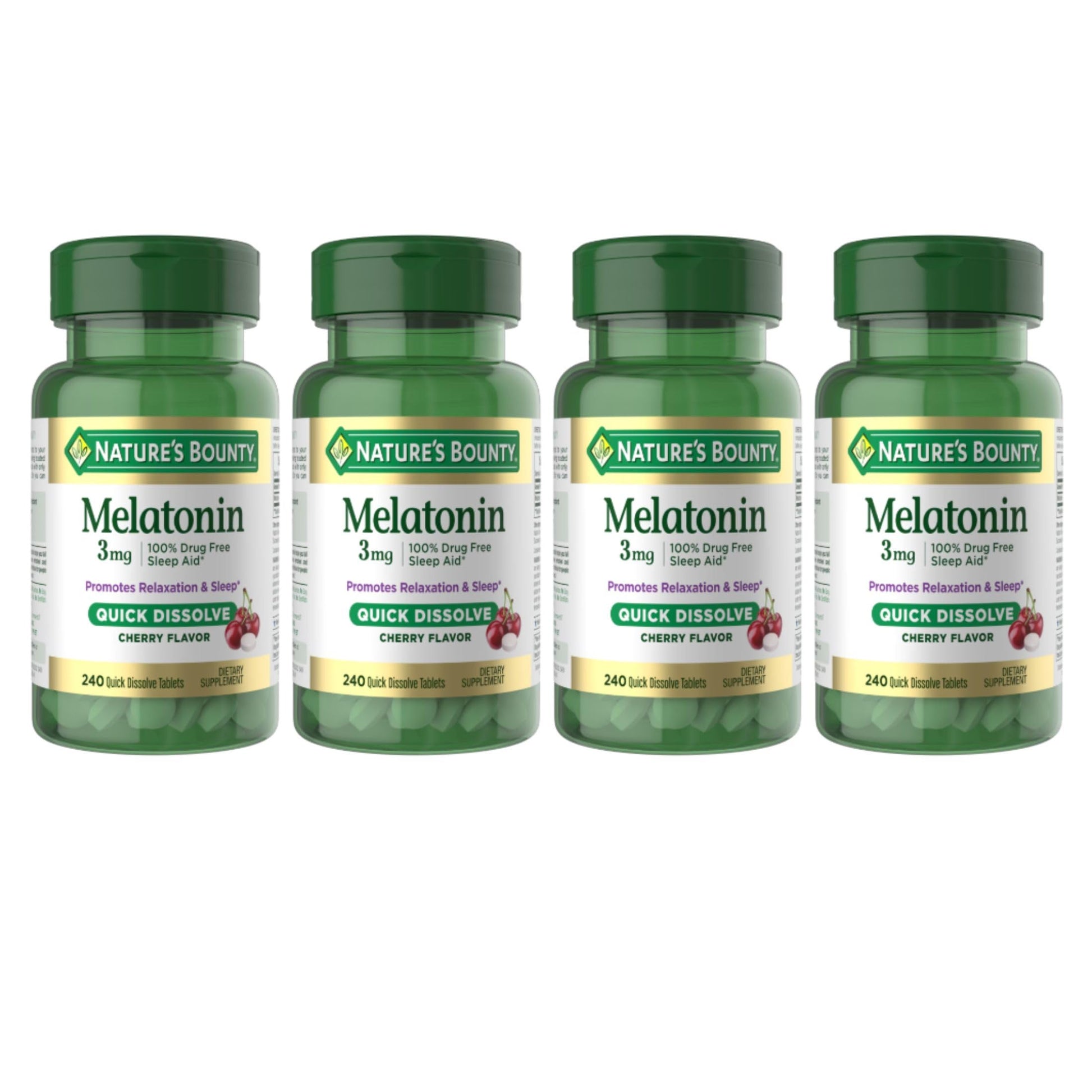 Nature's Bounty Melatonin 3 mg Tablets, 960 Tablets