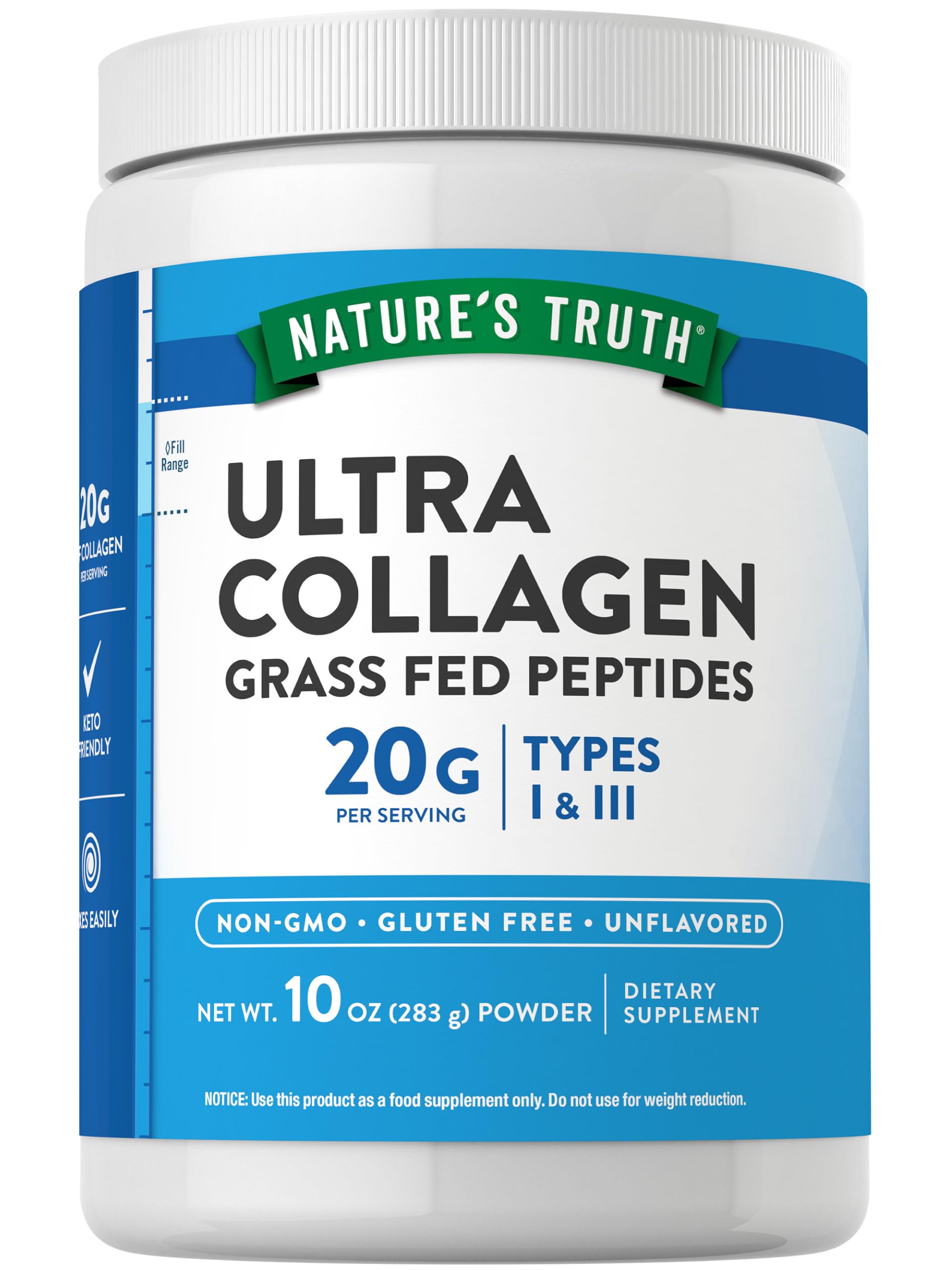 Nature's Truth Collagen Peptides Powder 10 Ounce