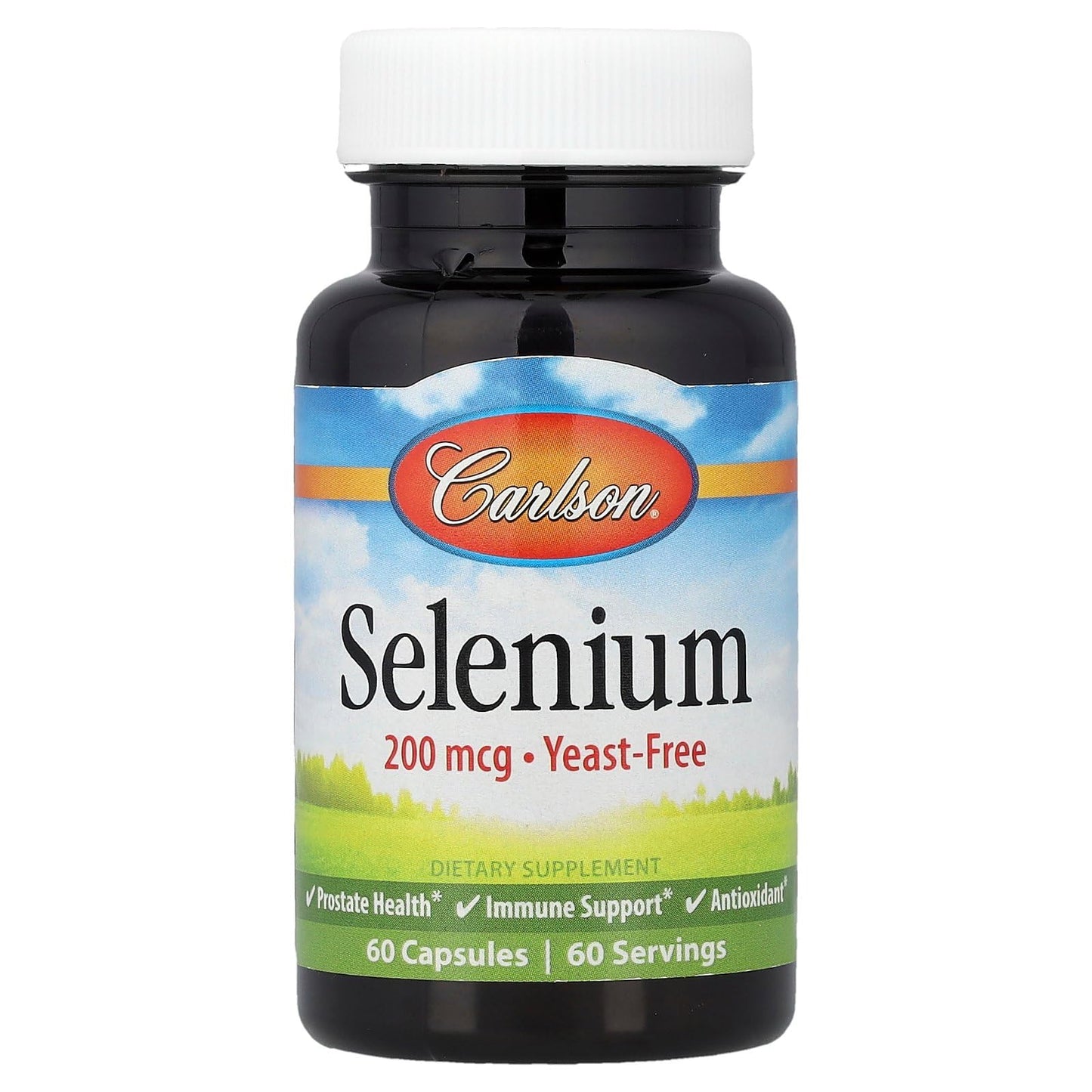 Carlson Selenium 200mcg Capsule, 60 Count