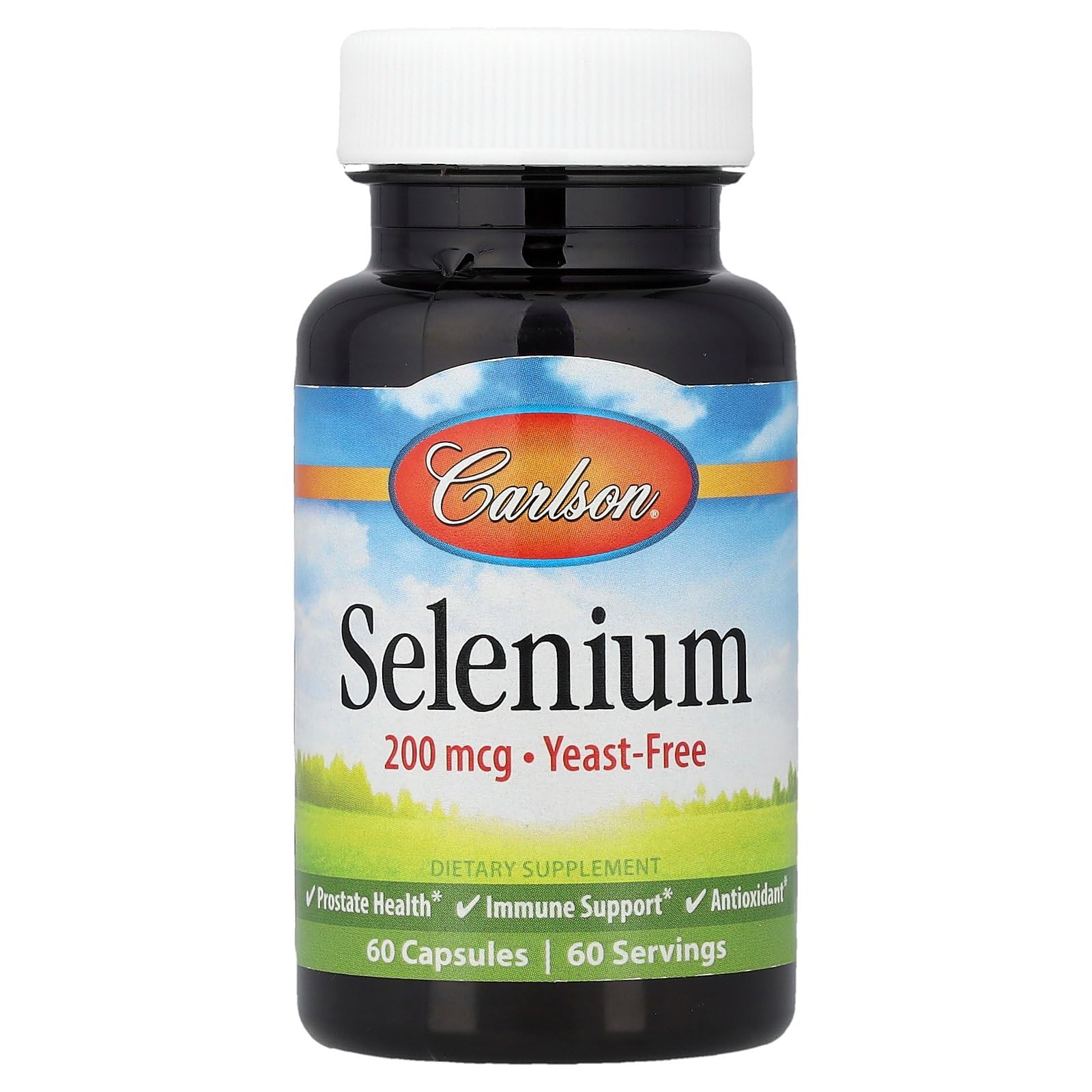 Carlson Selenium 200mcg Capsule, 60 Count