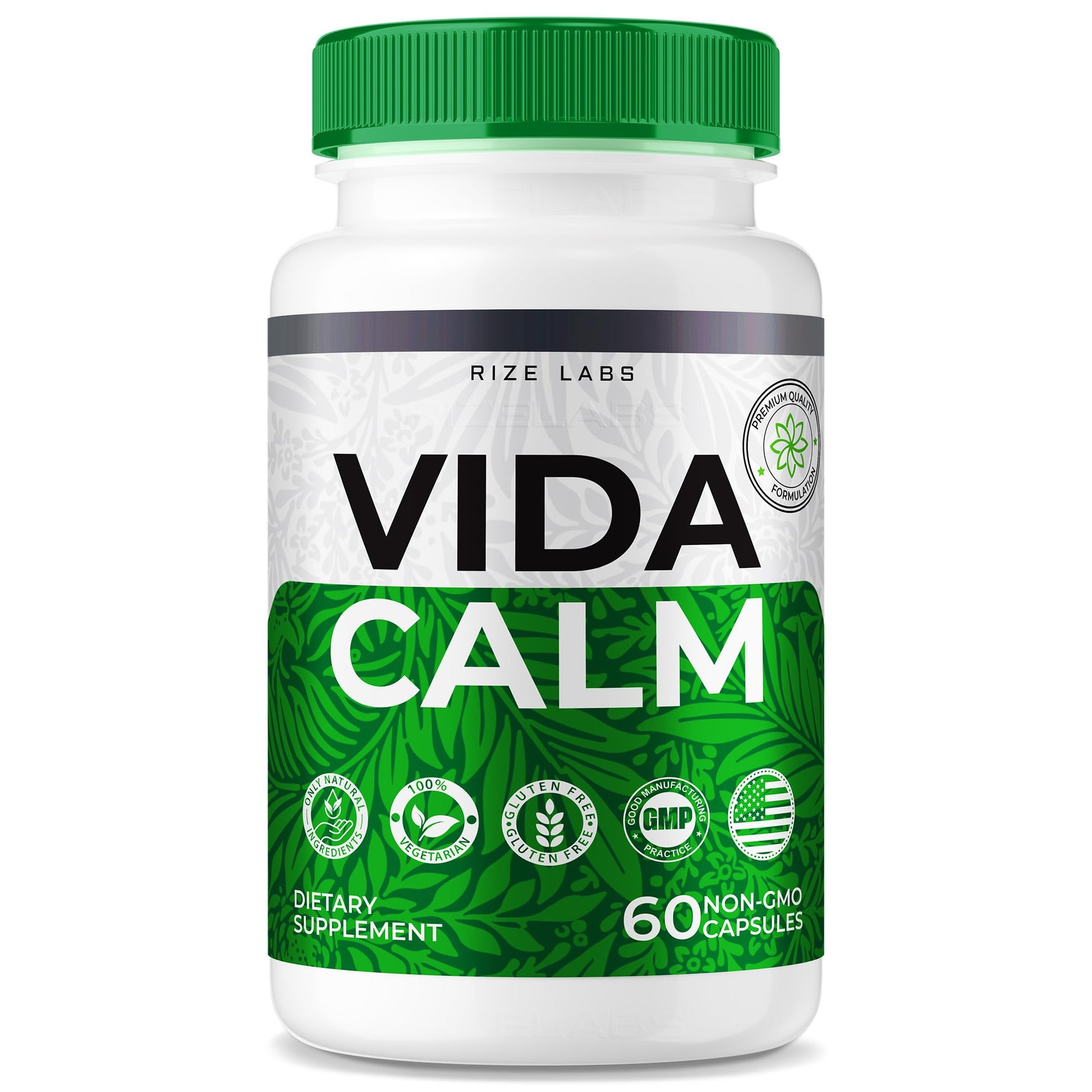 Rize Labs Vida Calm Advanced Formula Capsules, 60 Count